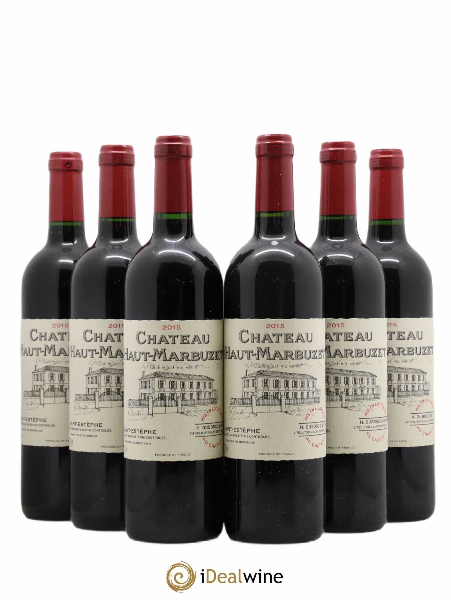 Château Haut Marbuzet 2015 - Lot de 6 bouteilles - 0