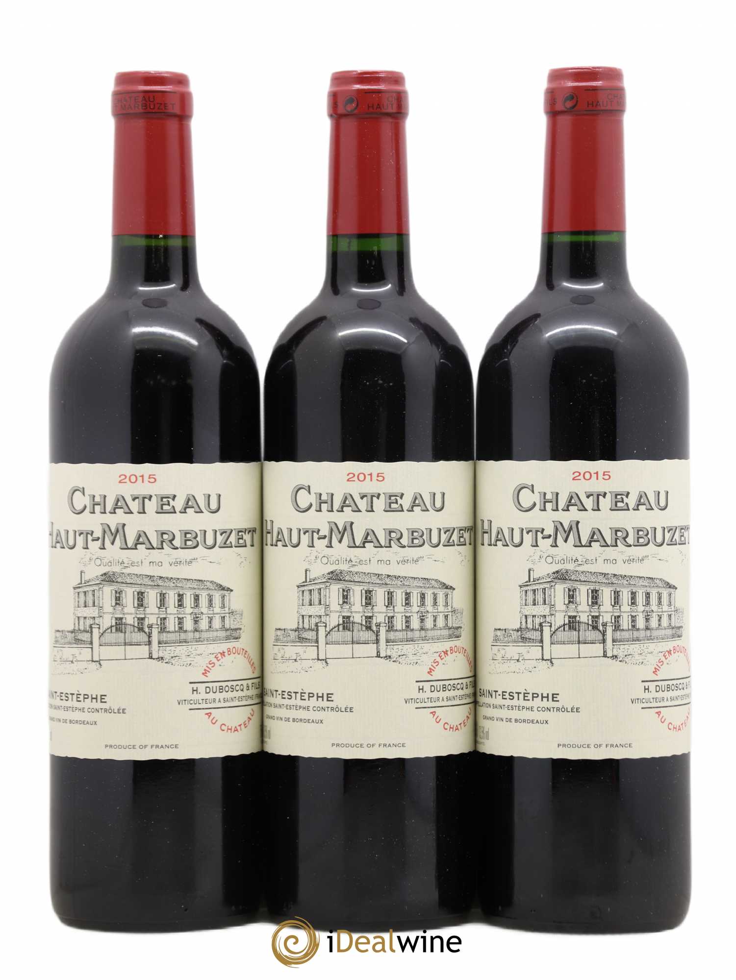 Château Haut Marbuzet 2015 - Lot de 6 bouteilles - 1