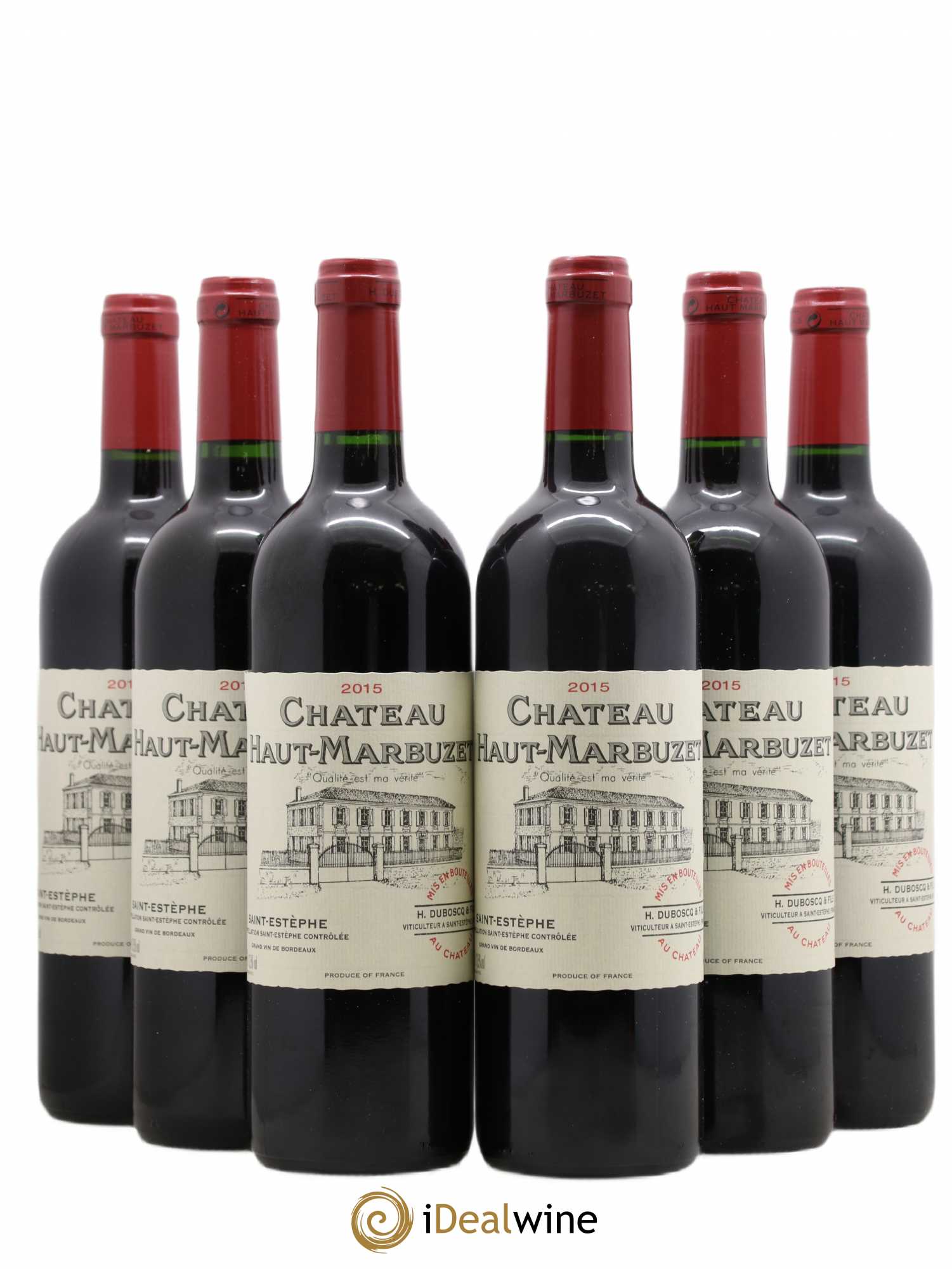 Château Haut Marbuzet 2015 - Lot de 6 bouteilles - 0