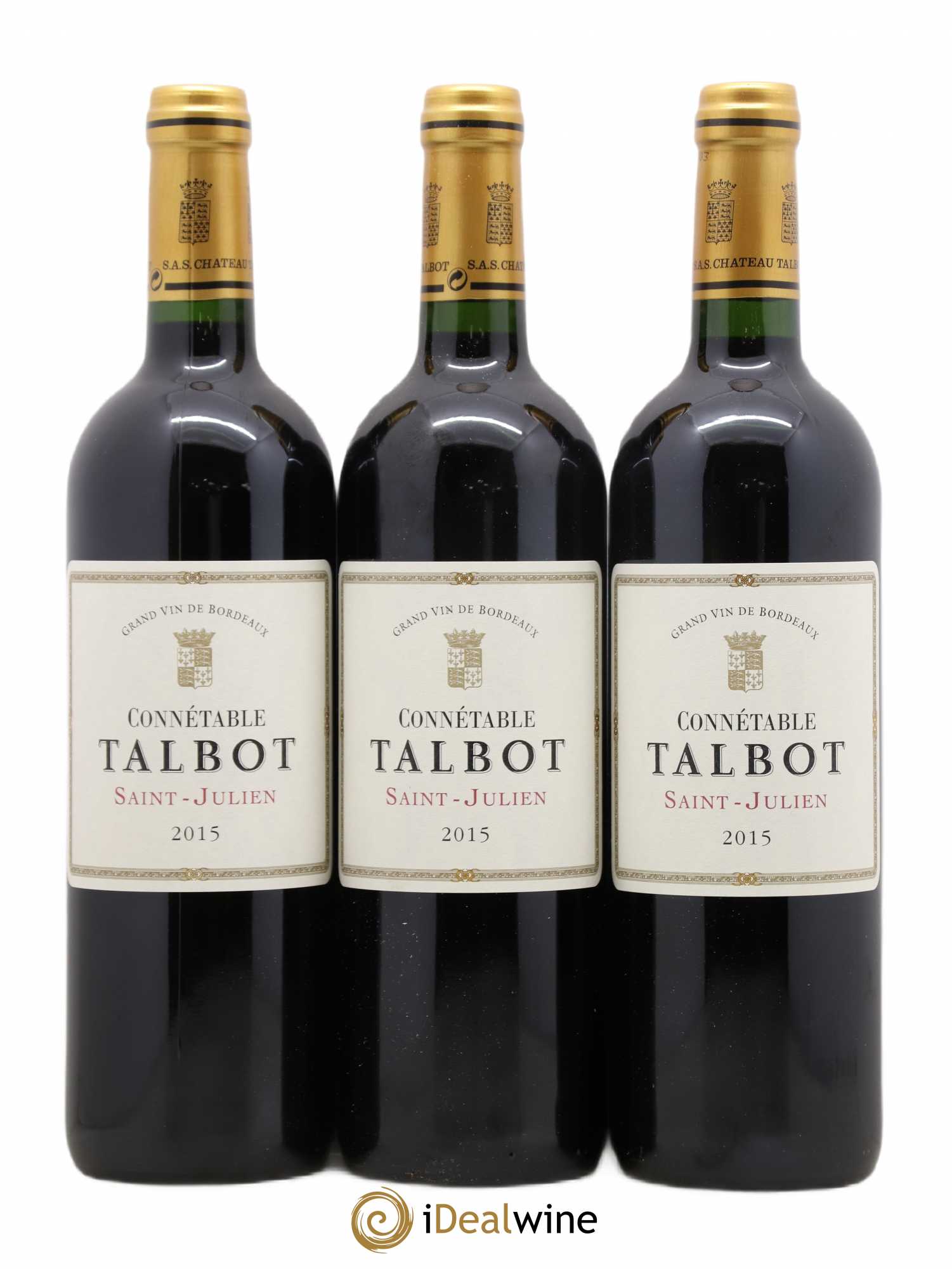 Connétable de Talbot Second Vin 2015 - Lot de 6 bouteilles - 1