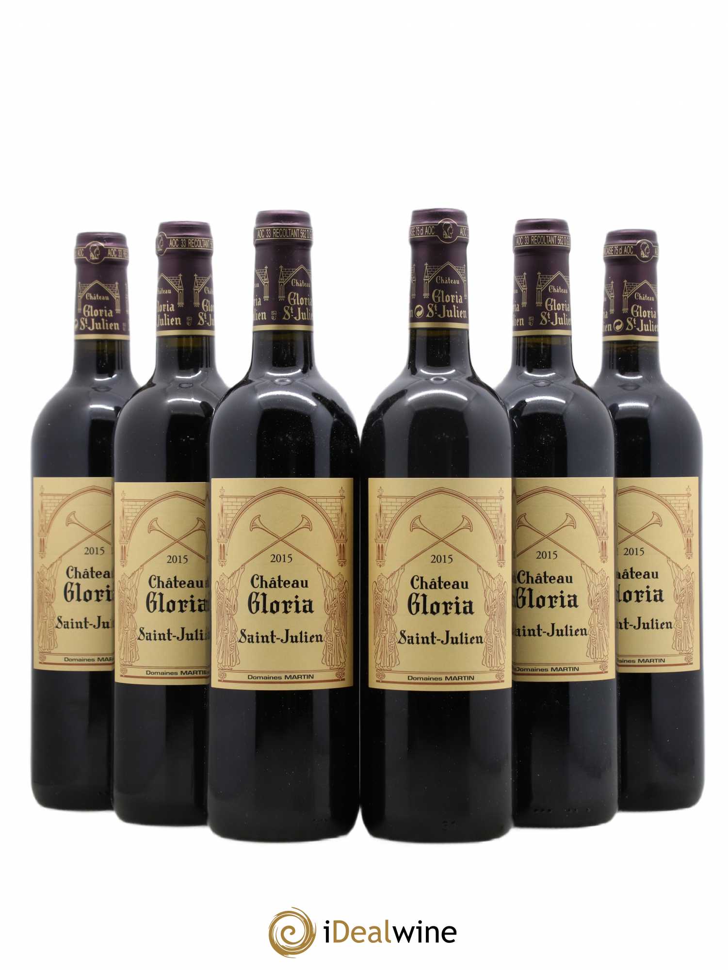 Château Gloria 2015 - Lot de 6 bouteilles - 0