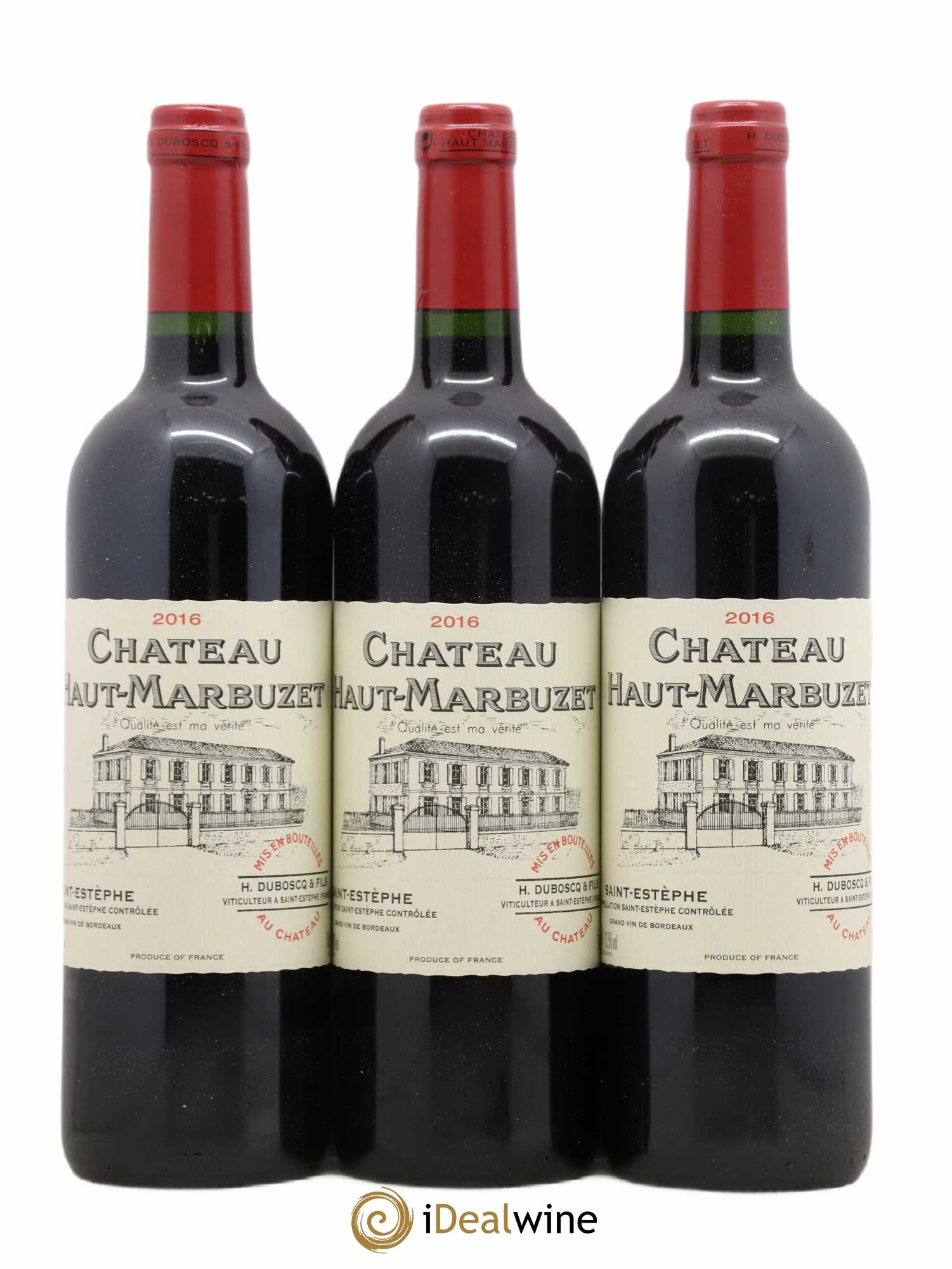 Château Haut Marbuzet 2016 - Lot de 6 bouteilles - 1