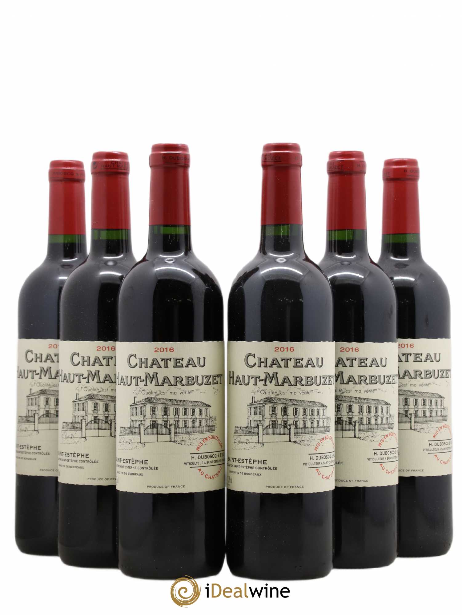 Château Haut Marbuzet 2016 - Lot de 6 bouteilles - 0