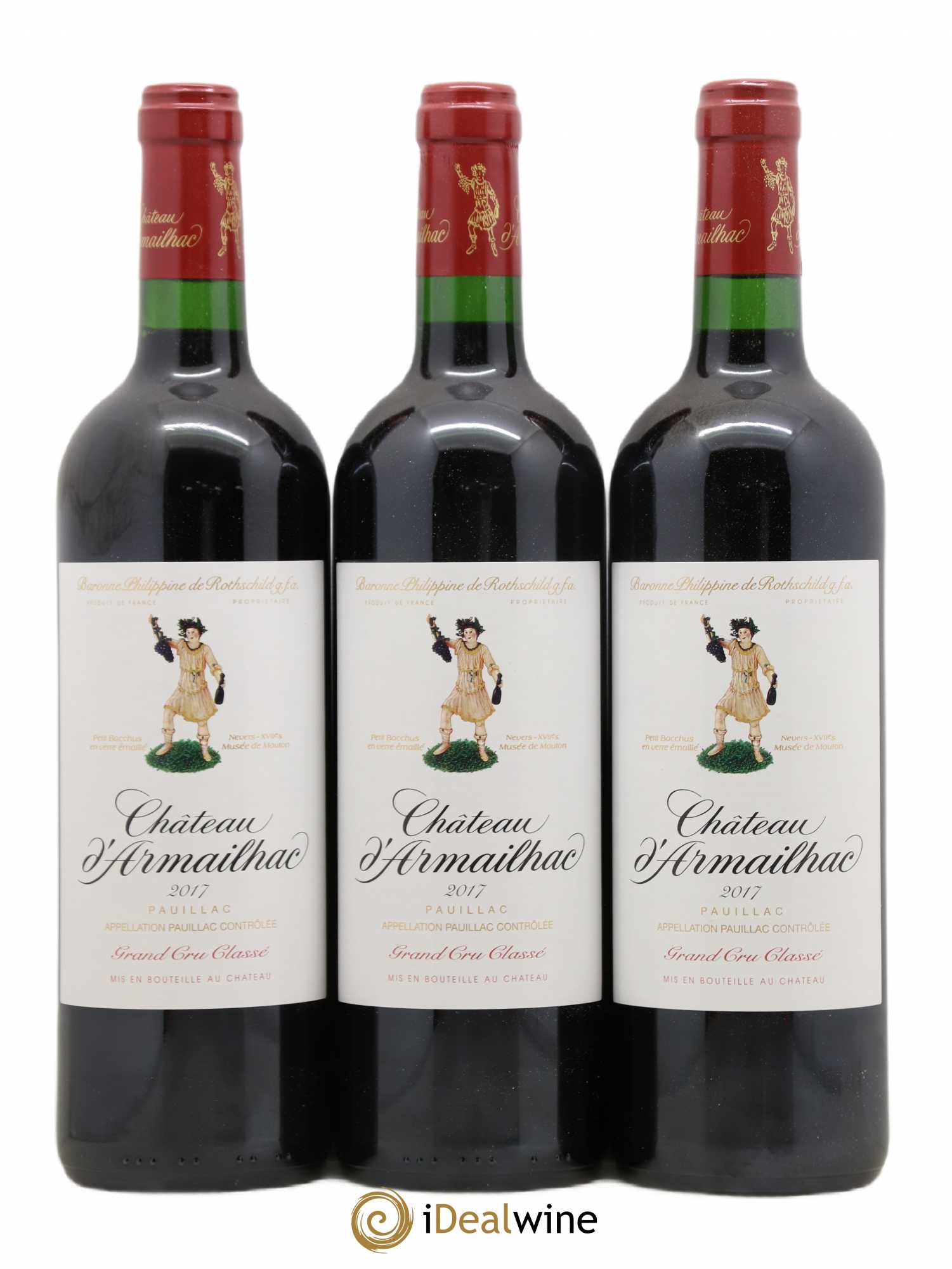 Château d' Armailhac - Mouton Baron(ne) Philippe 5ème Grand Cru Classé 2017 - Lot de 6 bouteilles - 2