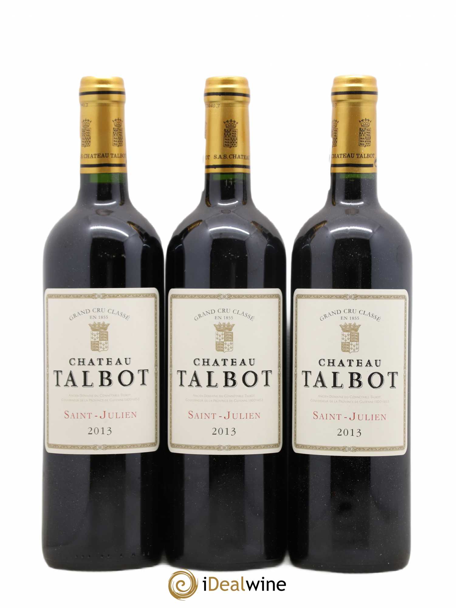 Château Talbot 4ème Grand Cru Classé 2013 - Lot de 6 bouteilles - 1