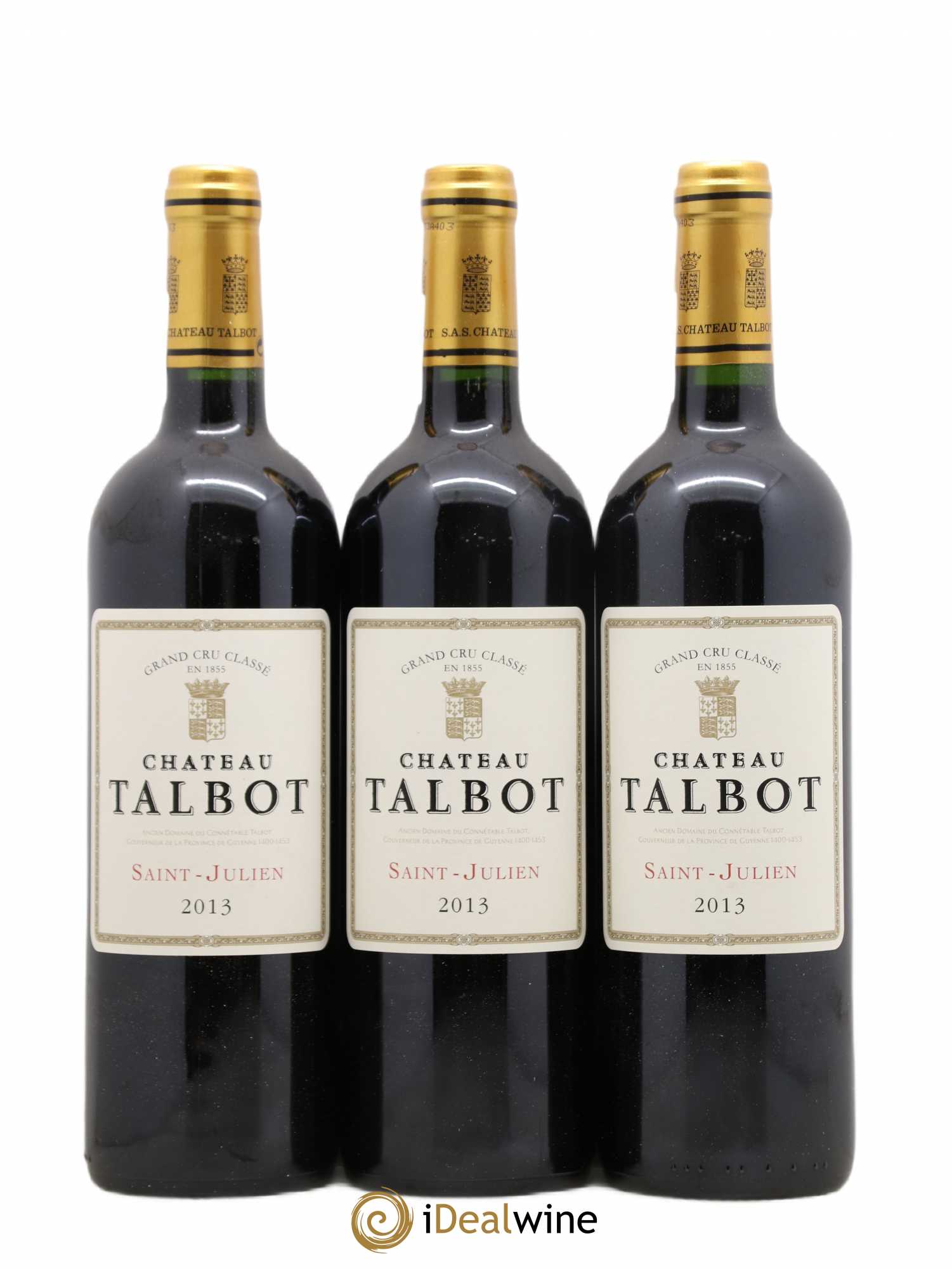 Château Talbot 4ème Grand Cru Classé 2013 - Lot de 6 bouteilles - 2