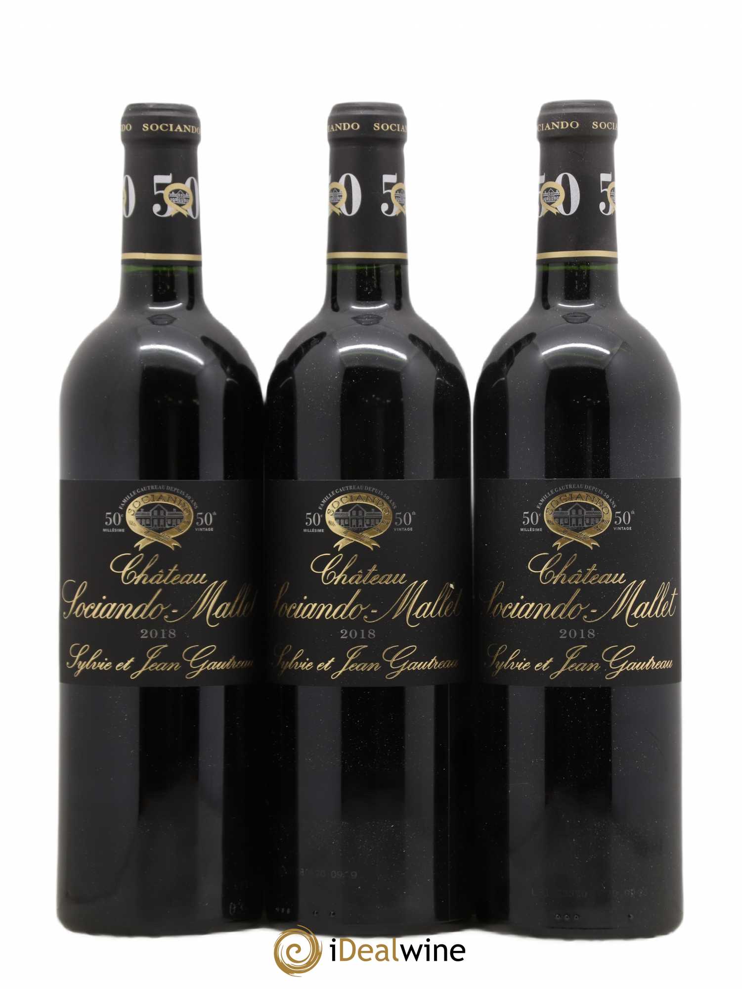 Château Sociando Mallet 2018 - Lot de 6 bouteilles - 1