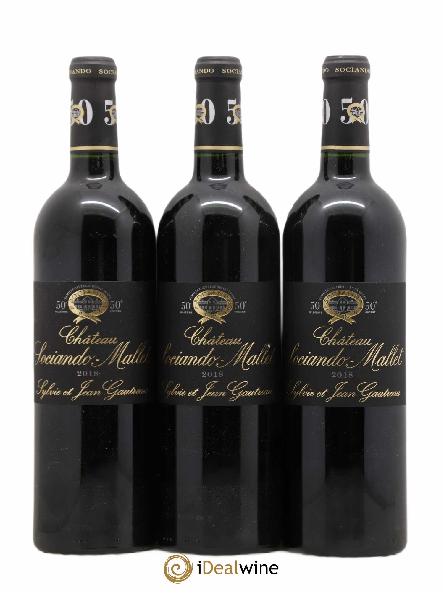 Château Sociando Mallet 2018 - Lot de 6 bouteilles - 2