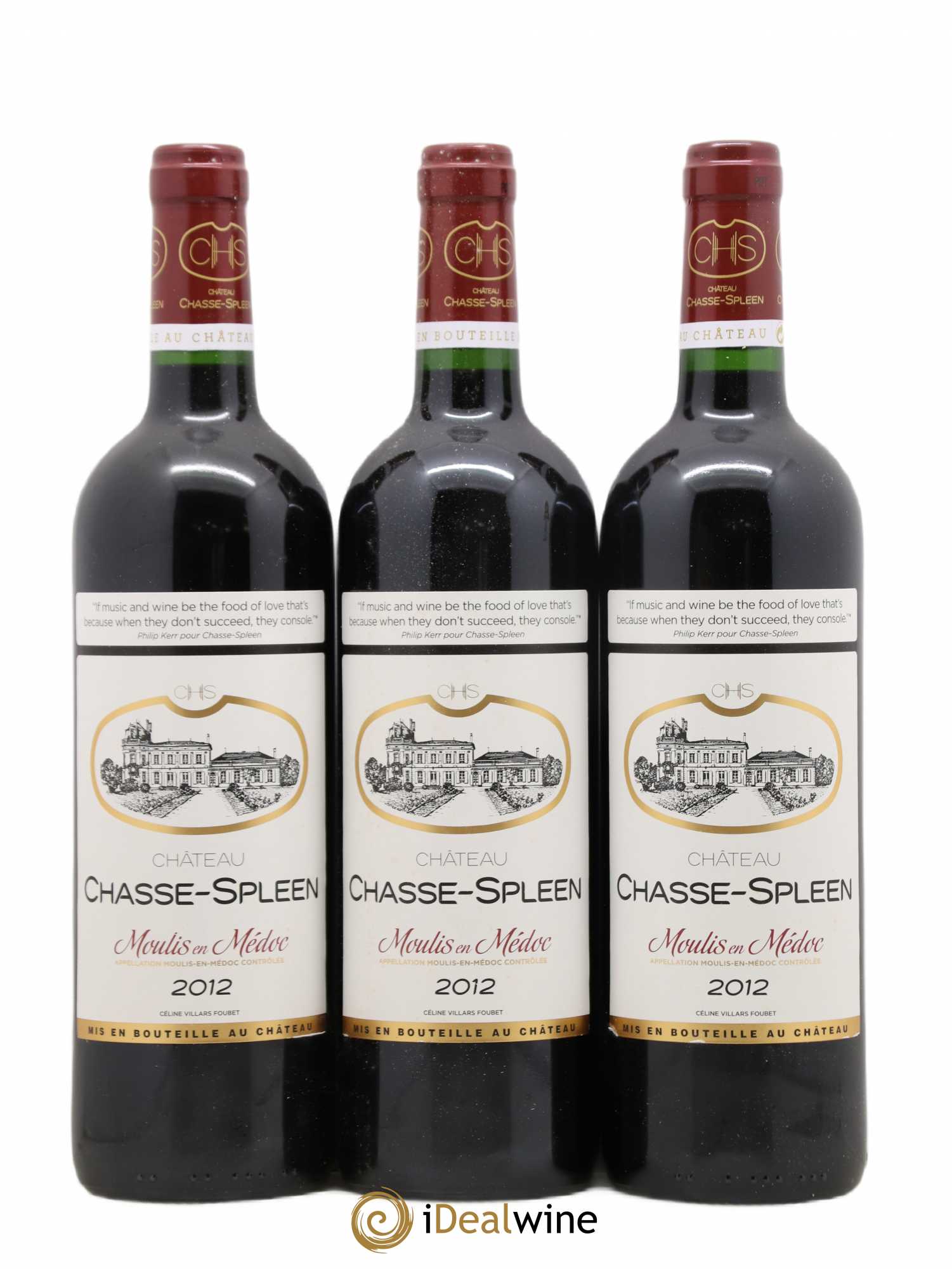 Château Chasse Spleen 2012 - Lot de 6 bouteilles - 2