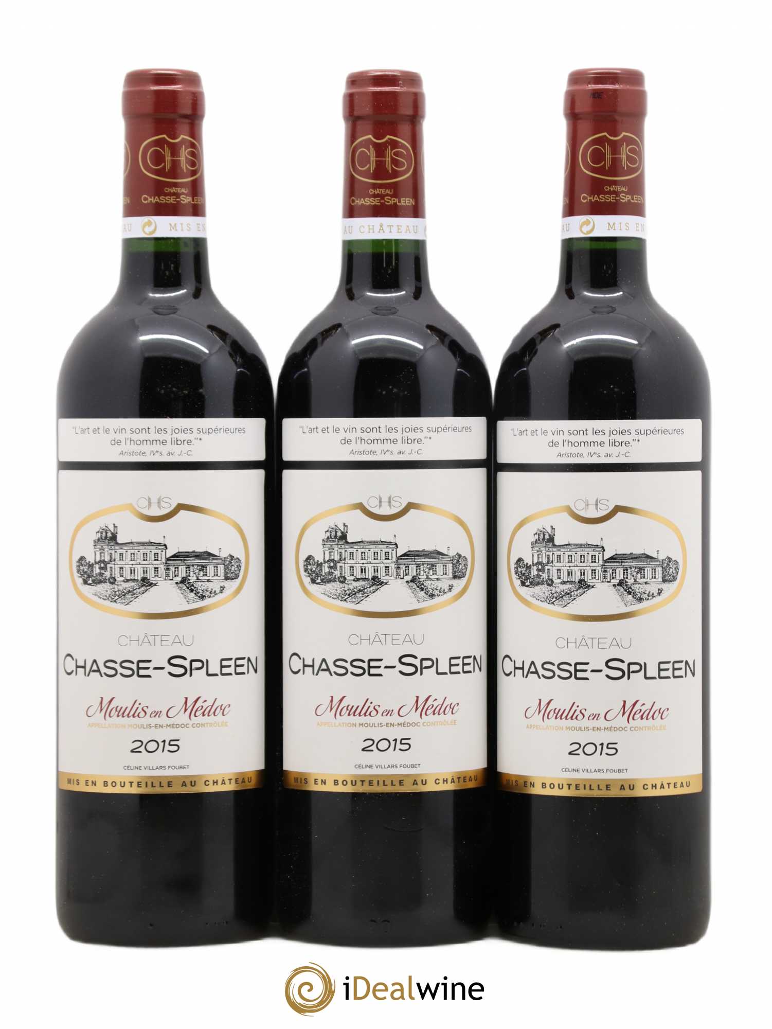 Château Chasse Spleen 2015 - Lot de 6 bouteilles - 2