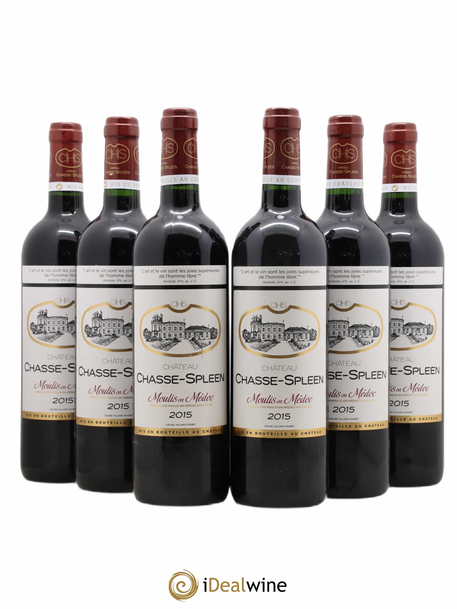 Château Chasse Spleen 2015 - Lot de 6 bouteilles - 0