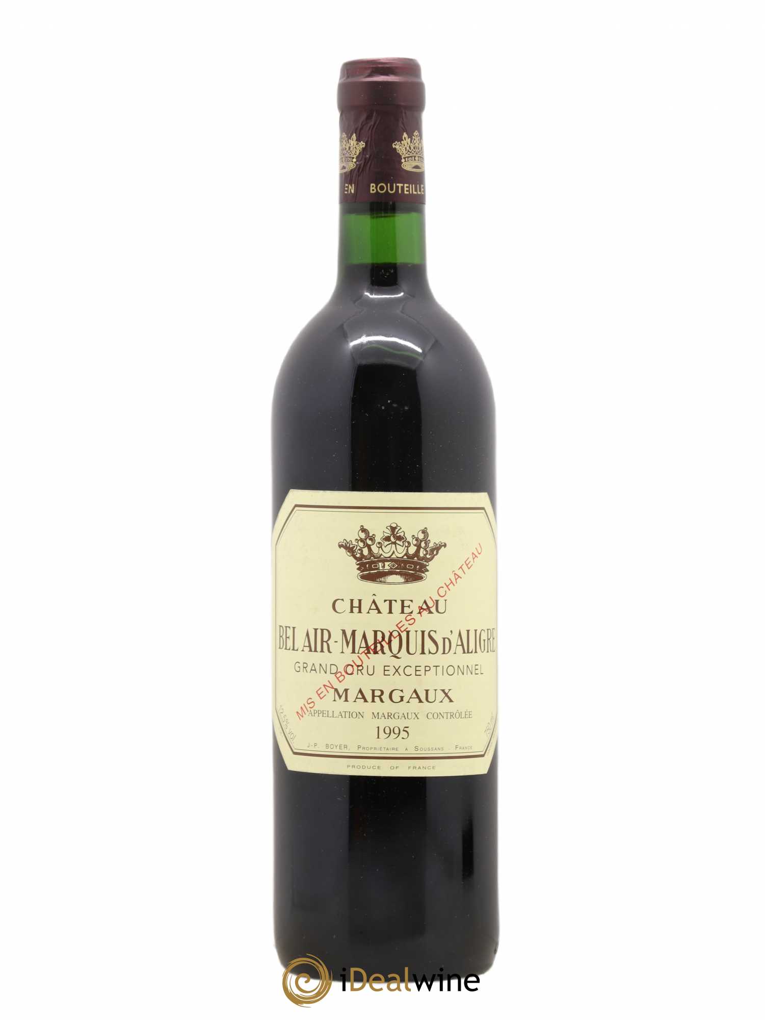 Château Bel Air Marquis d'Aligre 1995 - Lot de 1 bouteille - 0