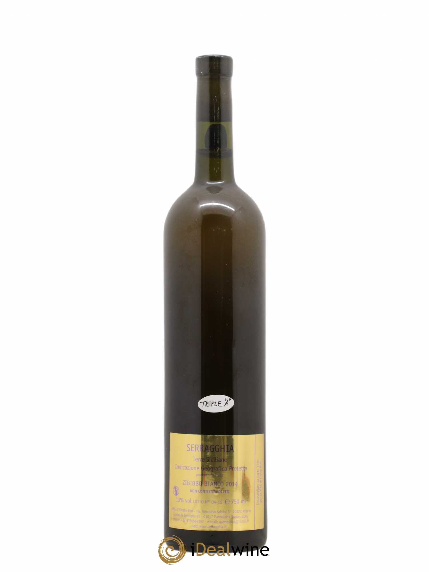 IGP Sicile Serragghia Geneviève Zibibbo Riserva Gabrio & Giotto Bini 2014 - Lotto di 1 bottiglia - 1