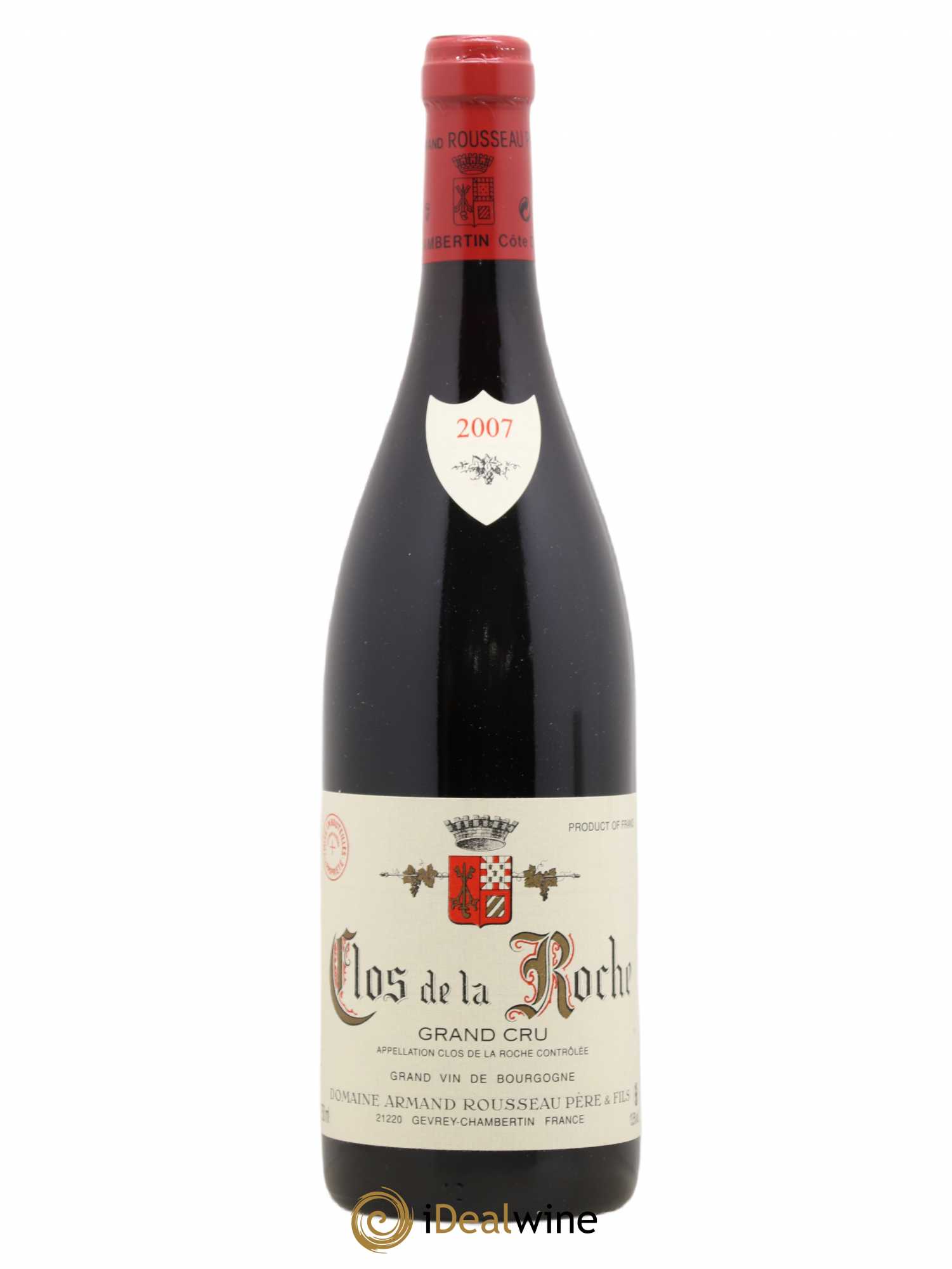 Clos de la Roche Grand Cru Armand Rousseau (Domaine) 2007 - Lot de 1 bouteille - 0