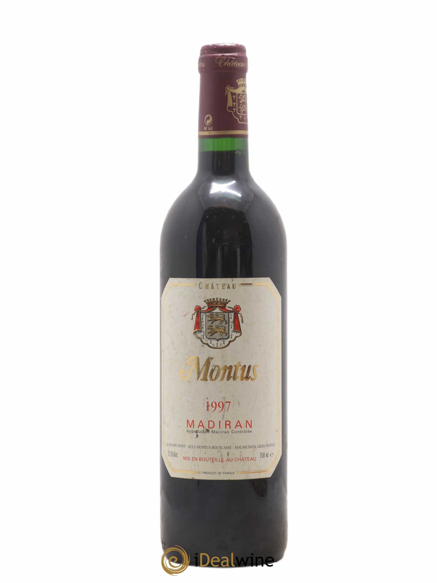 Madiran Château Bouscassé Alain Brumont 1997 - Lot de 1 bouteille - 0