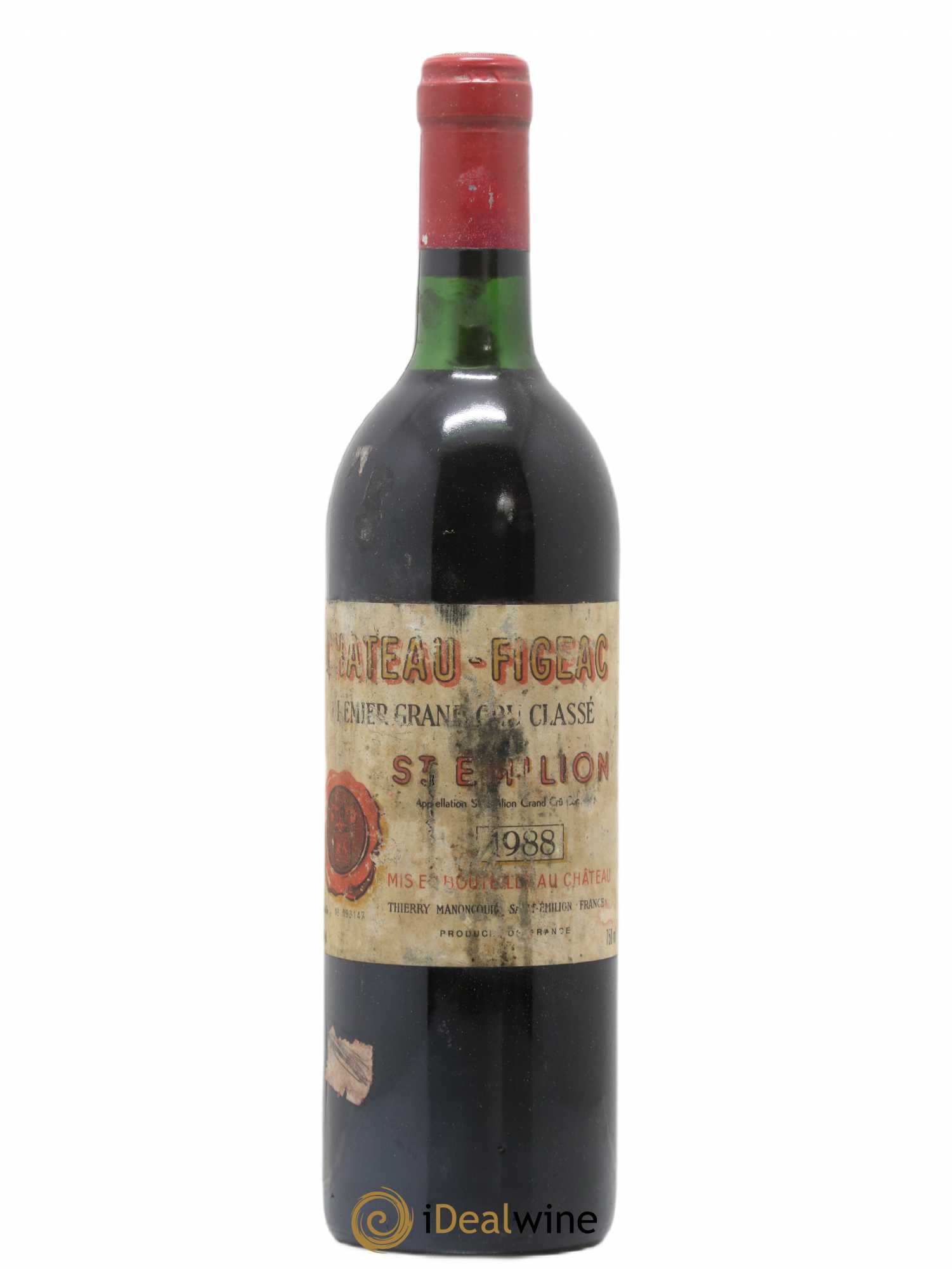 Château Figeac 1er Grand Cru Classé A 1988 - Lot de 1 bouteille - 0