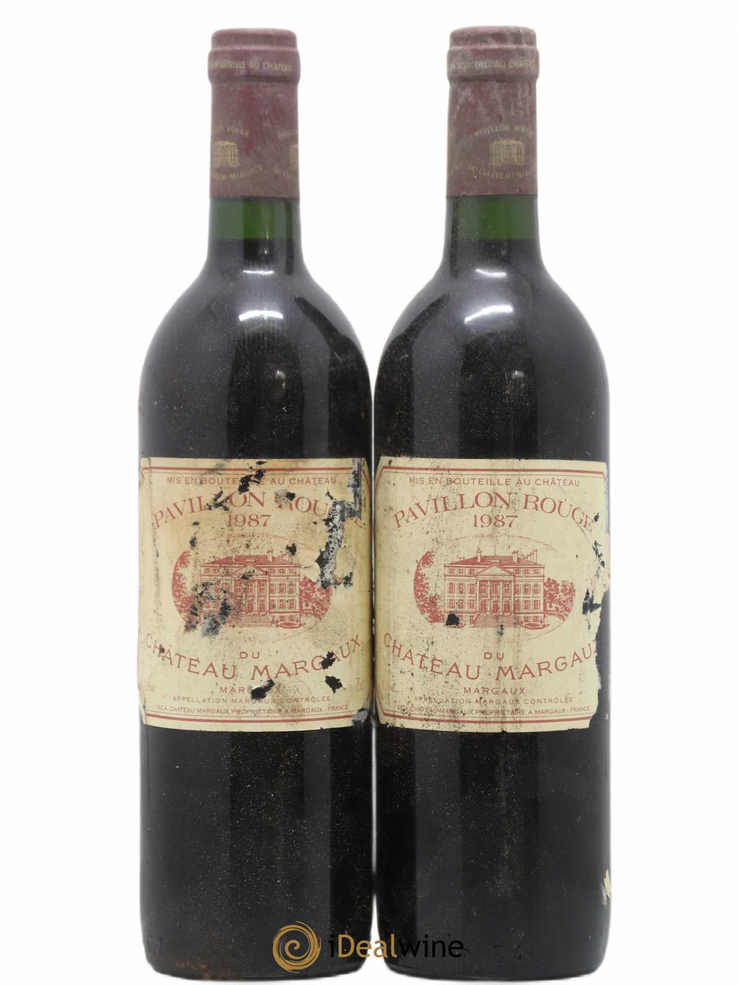 Pavillon Rouge du Château Margaux Second Vin 1987 - Lot de 2 bouteilles - 0