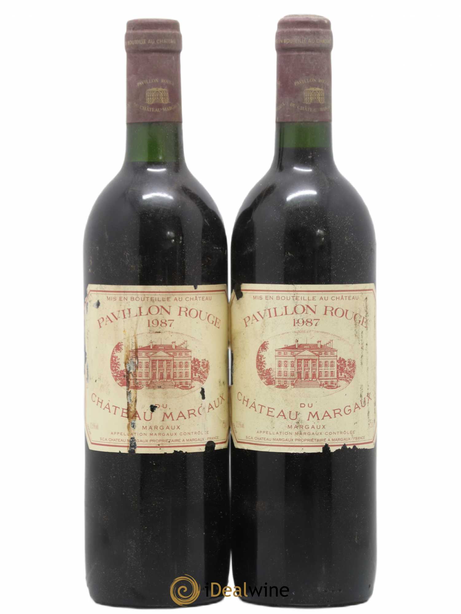 Pavillon Rouge du Château Margaux Second Vin 1987 - Lot de 2 bouteilles - 0