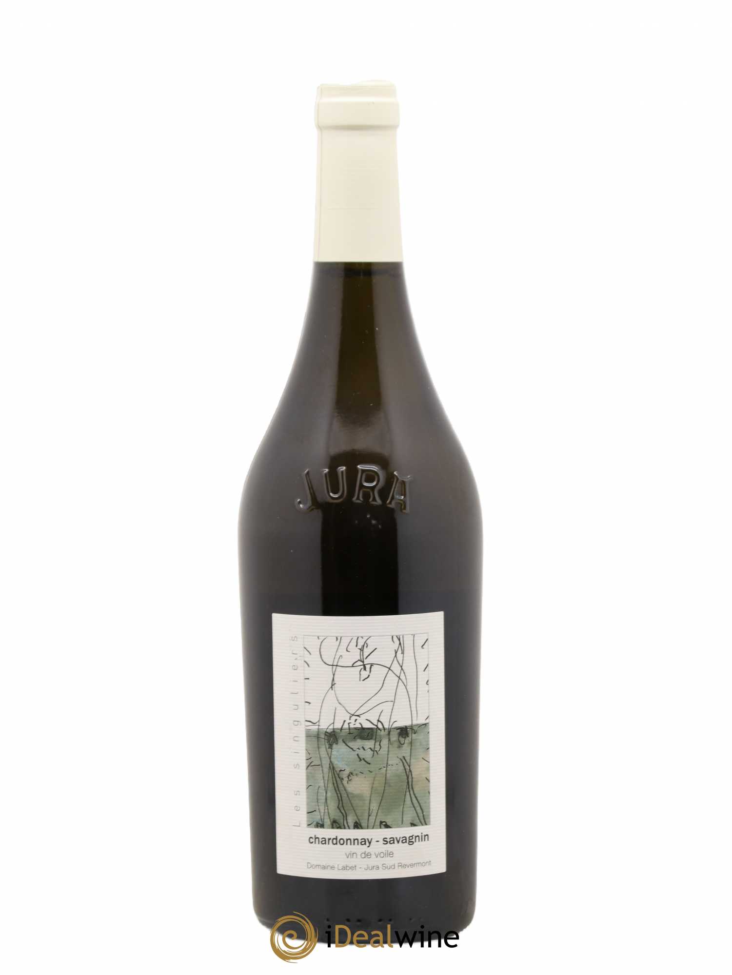Côtes du Jura Vin de Voile Chardonnay-Savagnin cuvée de garde Romain - Julien - Charline Labet 2019 - Lot de 1 bouteille - 0