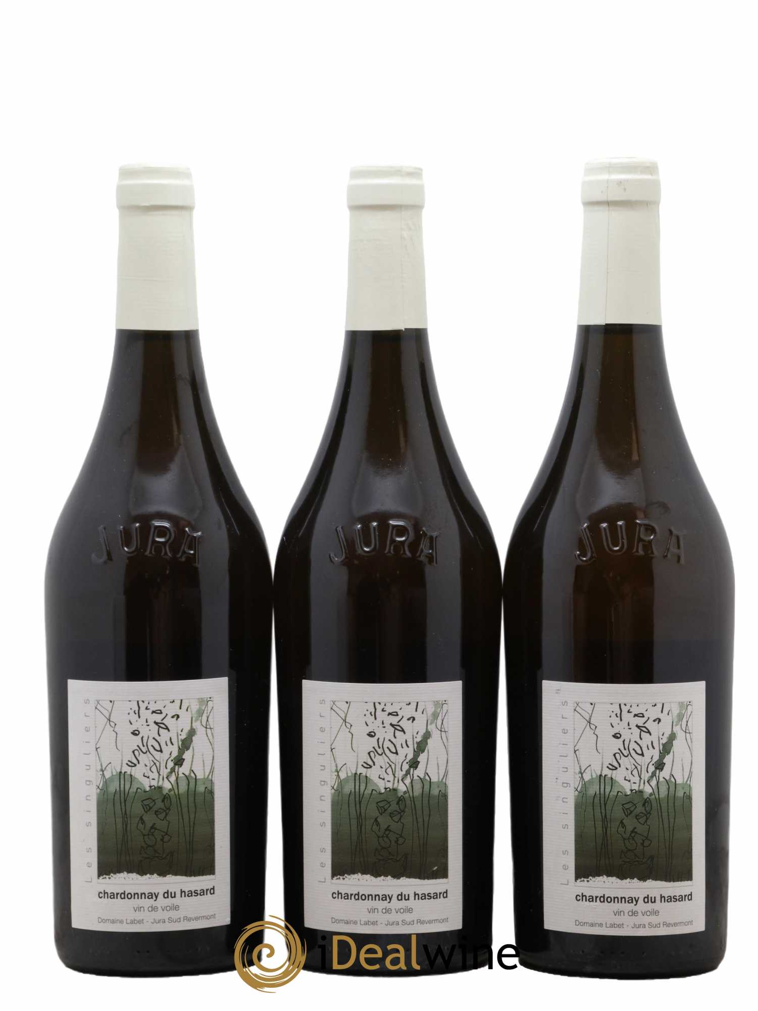 Côtes du Jura Vin de voile Chardonnay du Hasard Romain - Julien - Charline Labet 2015 - Lot de 3 bouteilles - 0