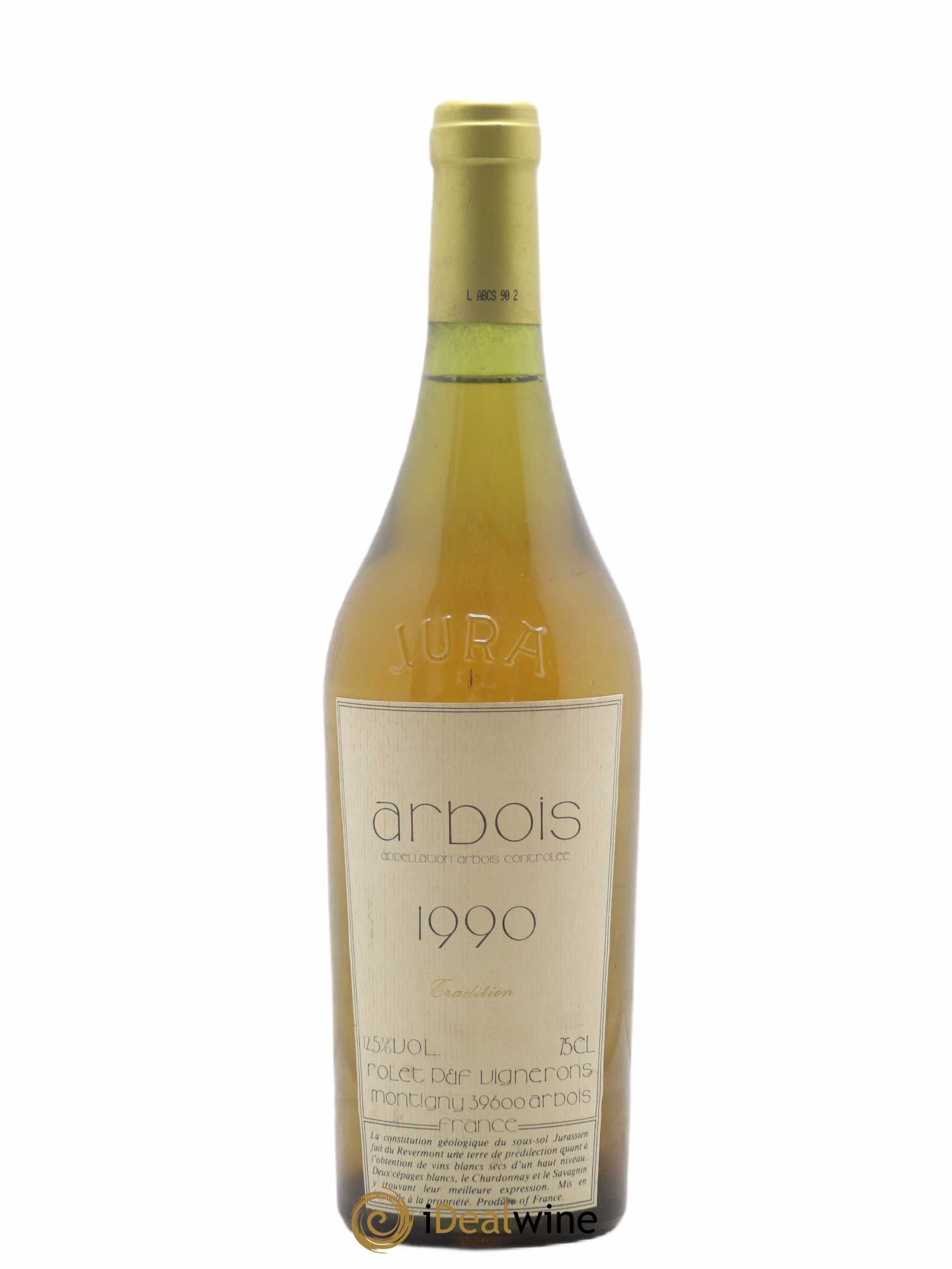 Arbois Tradition Domaine Rolet 1990 - Lot de 1 bouteille - 0