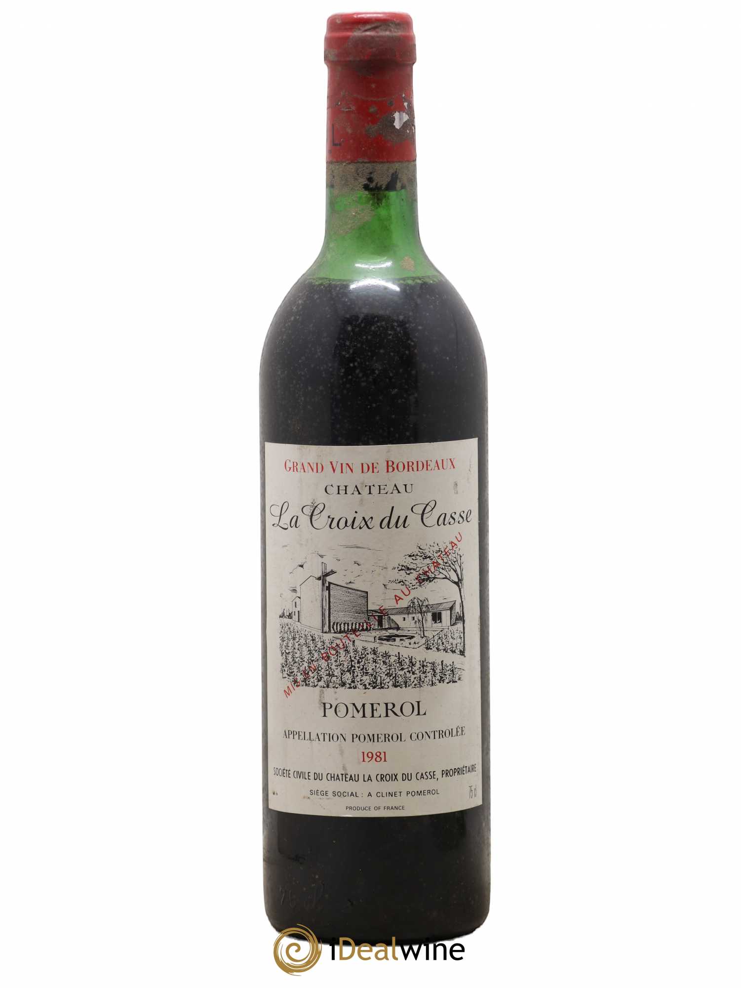 Château la Croix du Casse 1981 - Lot de 1 bouteille - 0