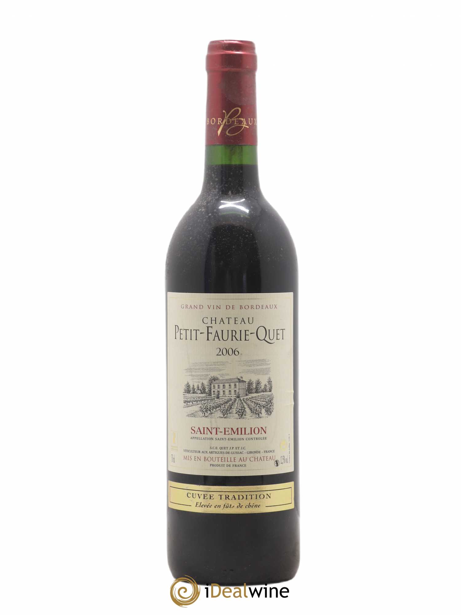 Saint-Émilion Grand Cru Château Petit Faurie Quet 2006 - Posten von 1 Flasche - 0