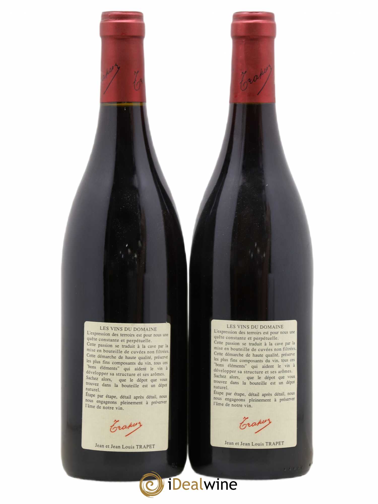 Chapelle-Chambertin Grand Cru Domaine Trapet 1998 - Lot de 2 bouteilles - 1