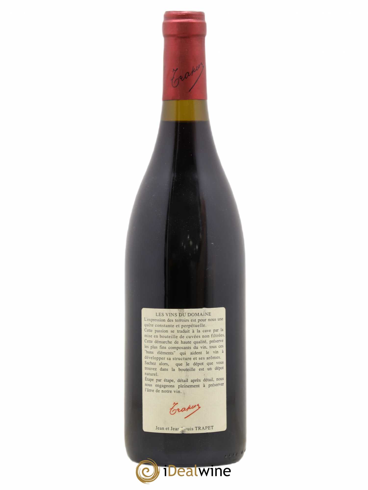 Chambertin Grand Cru Domaine Trapet 1998 - Lot de 1 bouteille - 1