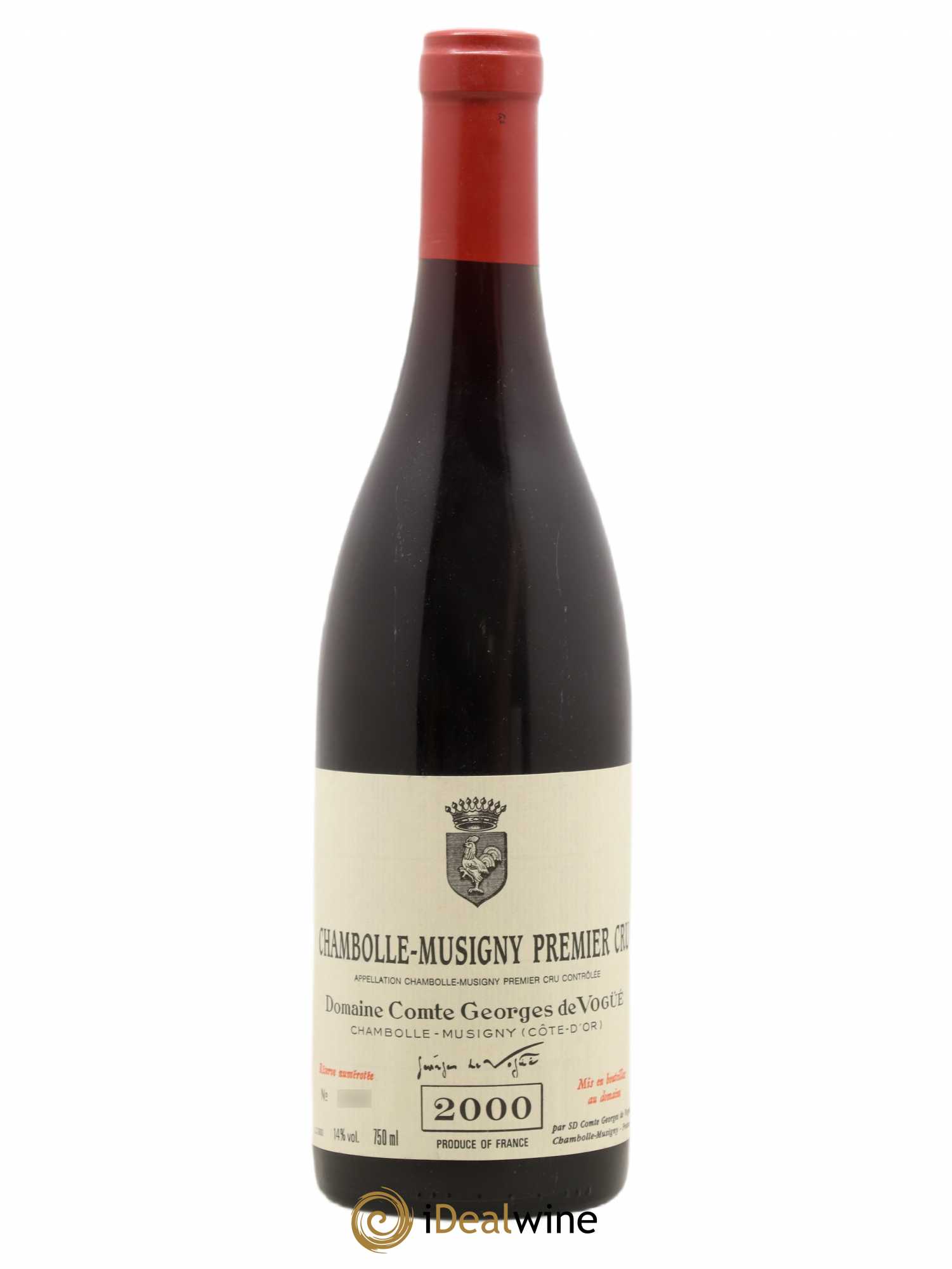Chambolle-Musigny 1er Cru Comte Georges de Vogüé 2000 - Lot de 1 bouteille - 0