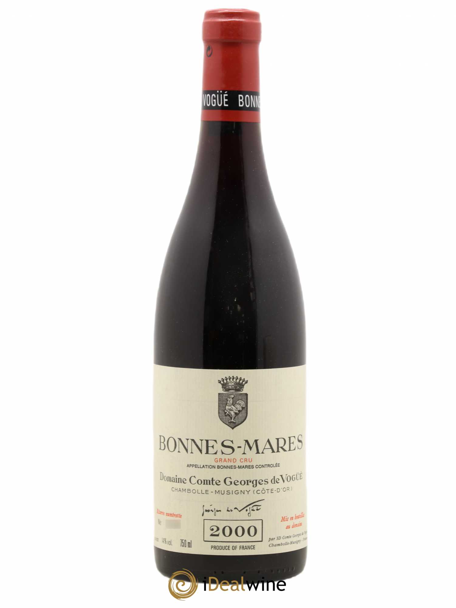 Bonnes-Mares Grand Cru Comte Georges de Vogüé 2000 - Lot de 1 bouteille - 0