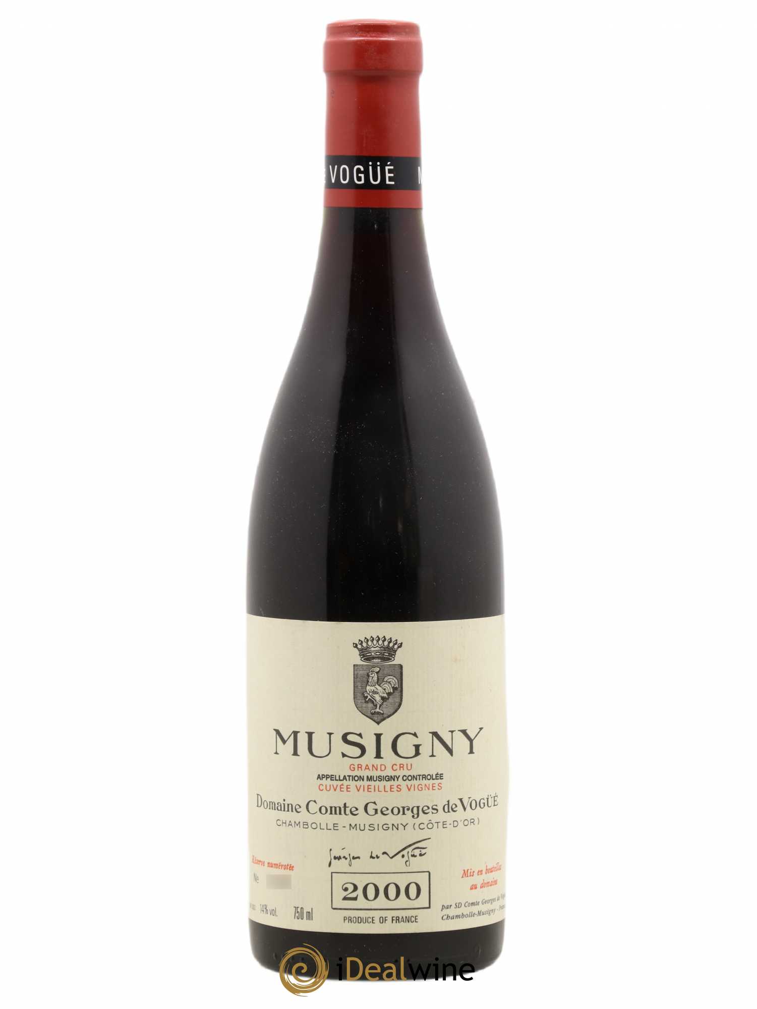 Musigny Grand Cru Cuvée Vieilles Vignes Comte Georges de Vogüé 2000 - Lot de 1 bouteille - 0