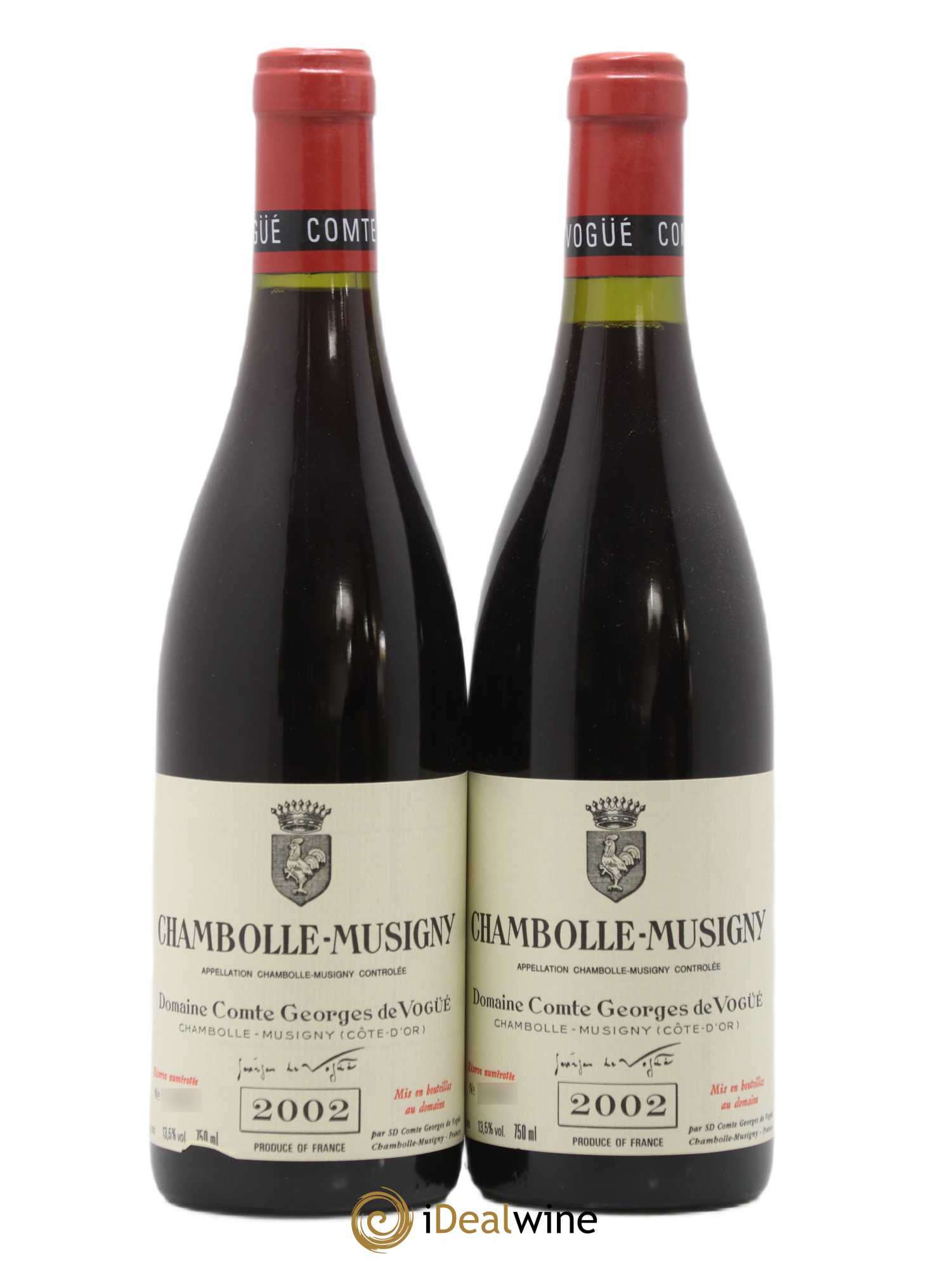 Chambolle-Musigny Vieilles vignes Comte Georges de Vogüé 2002 - Lot de 2 bouteilles - 0