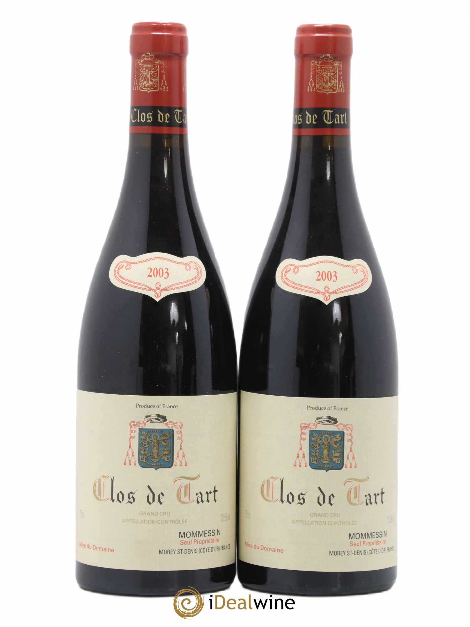 Clos de Tart Grand Cru Clos de Tart 2003 - Lot de 2 bouteilles - 0