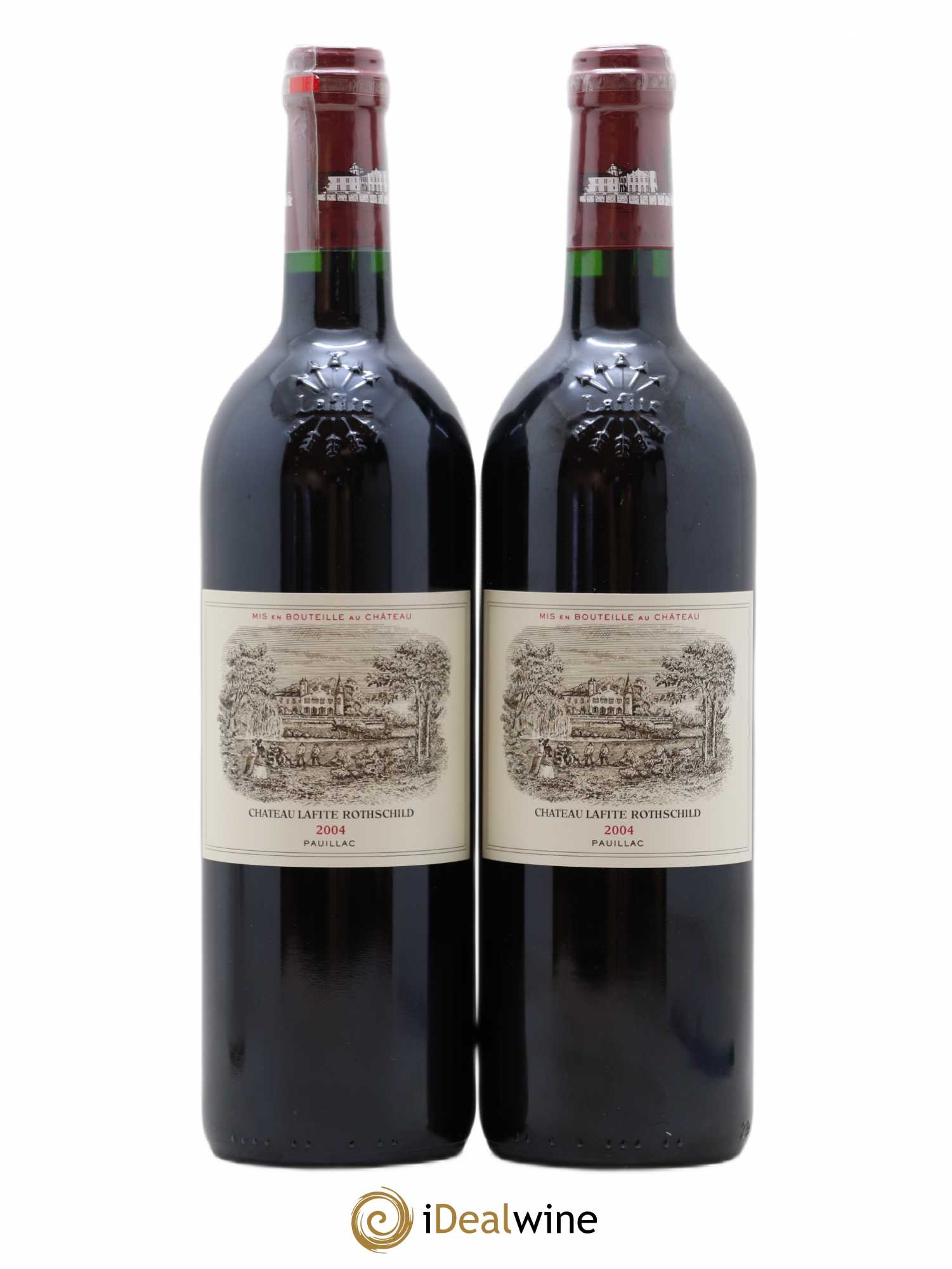 Château Lafite Rothschild 1er Grand Cru Classé 2004 - Lot de 2 bouteilles - 0