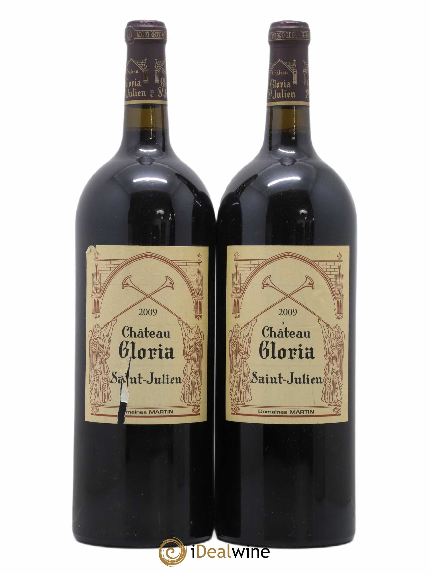 Château Gloria 2009 - Lot de 2 magnums - 0