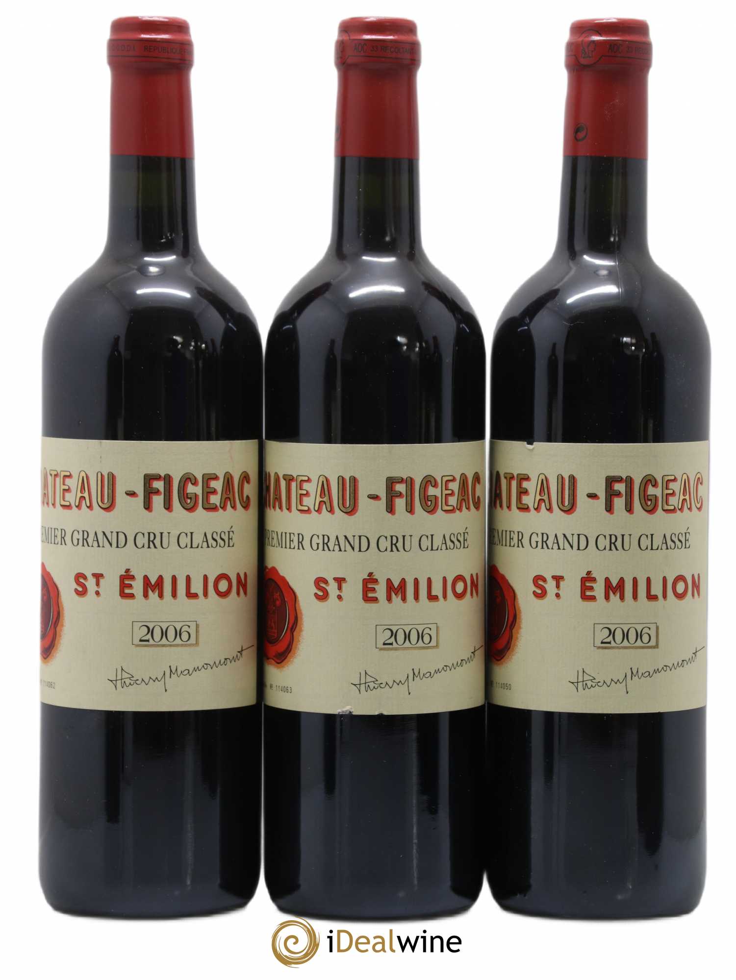 Château Figeac 1er Grand Cru Classé A 2006 - Lot de 6 bouteilles - 1