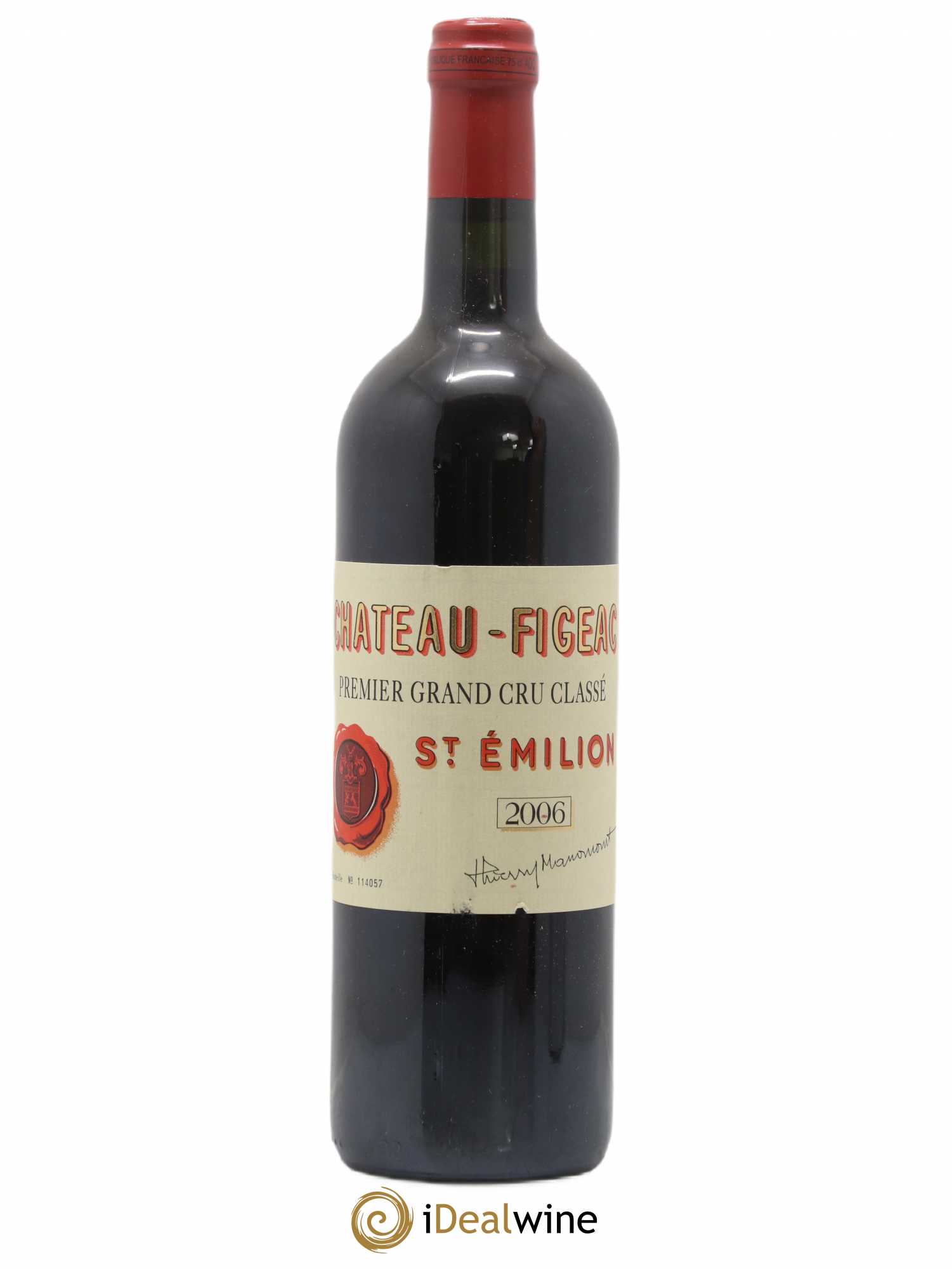Château Figeac 1er Grand Cru Classé A 2006 - Lot de 1 bouteille - 0