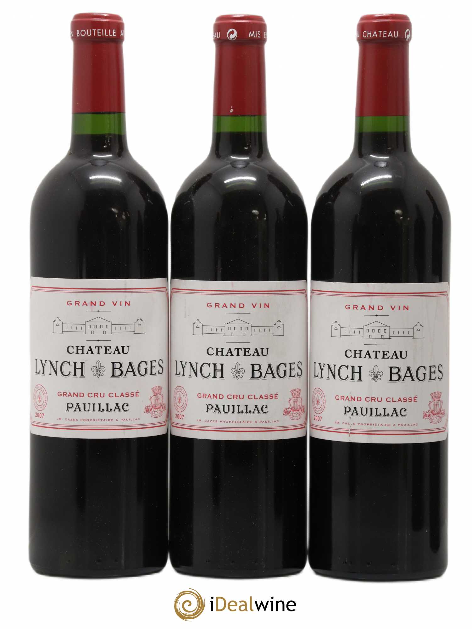 Château Lynch Bages 5ème Grand Cru Classé 2007 - Lot de 6 bouteilles - 1