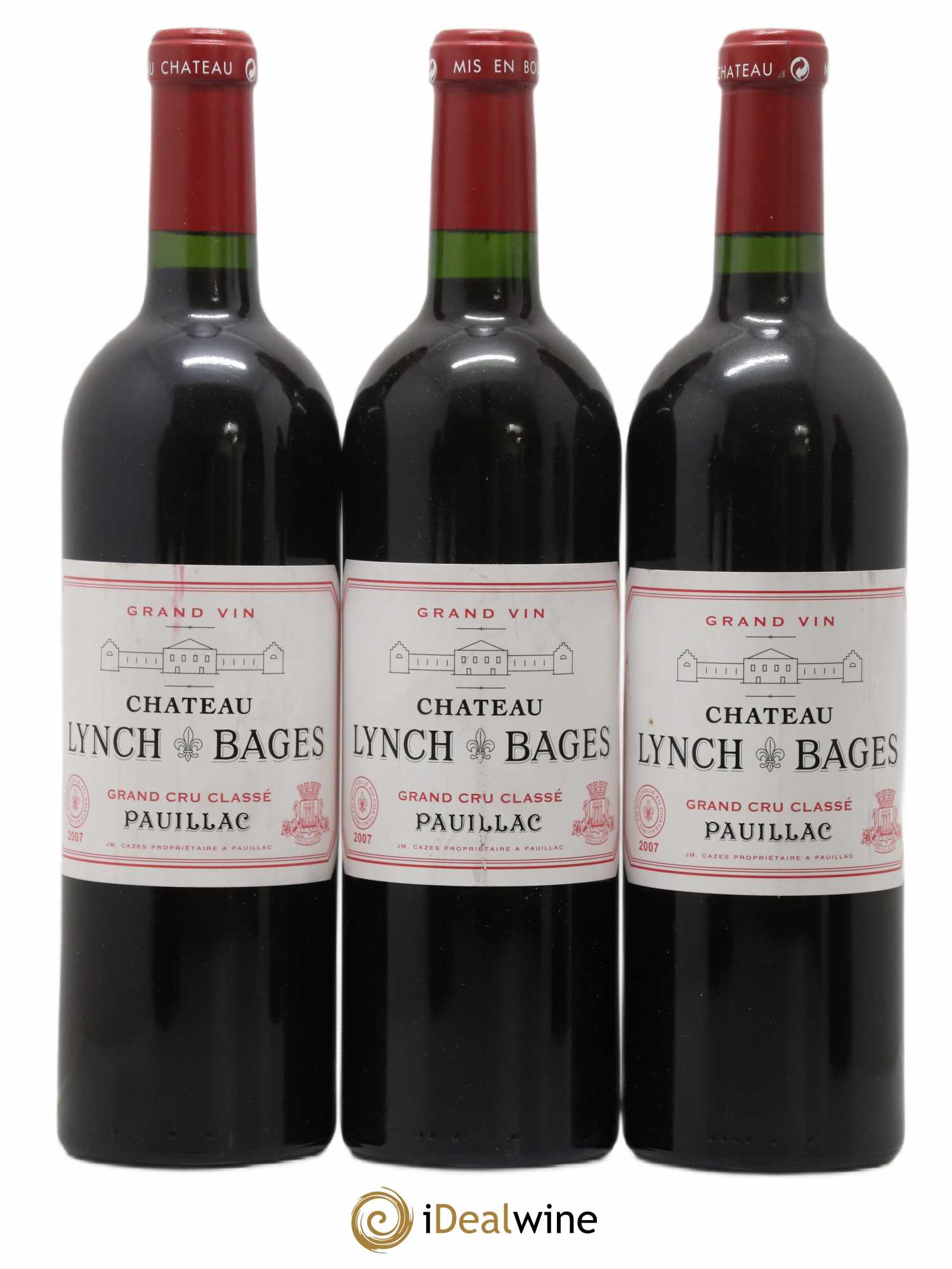 Château Lynch Bages 5ème Grand Cru Classé 2007 - Lot de 6 bouteilles - 2