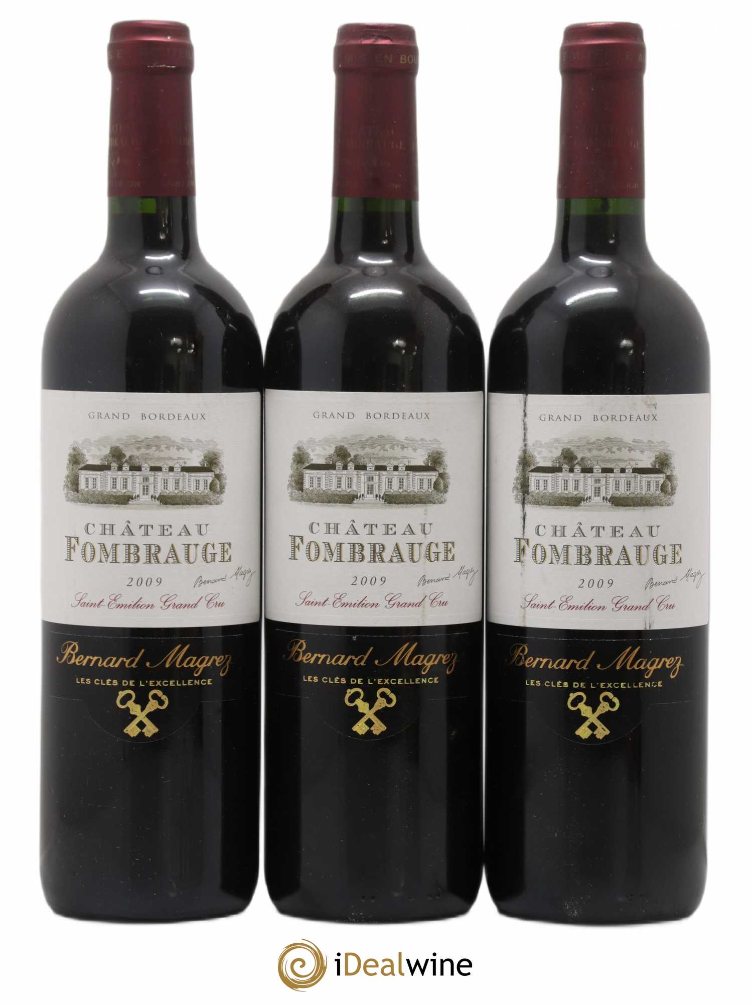 Château Fombrauge Grand Cru Classé 2009 - Lot de 3 bouteilles - 0