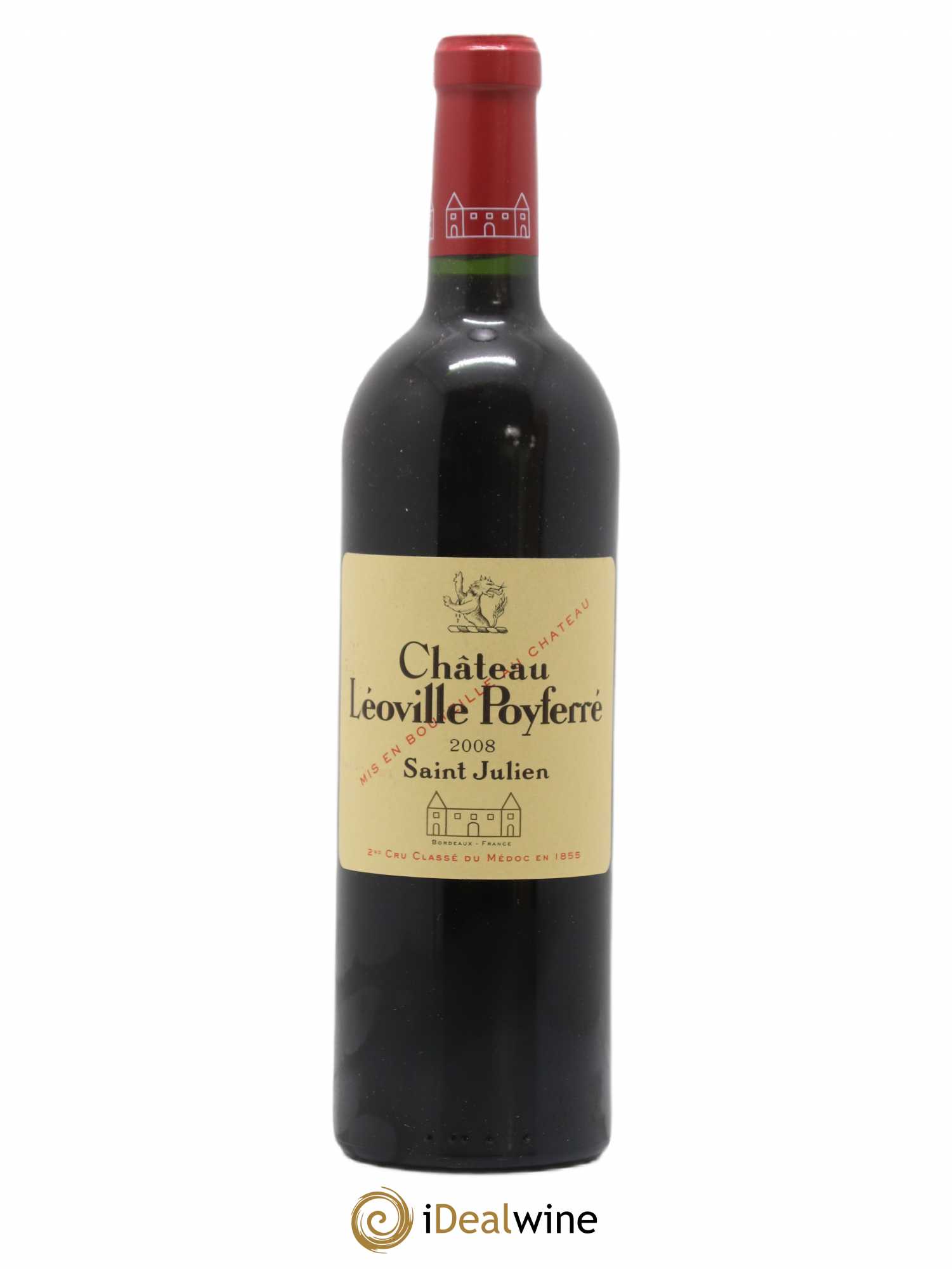 Château Léoville Poyferré 2ème Grand Cru Classé 2008 - Lot de 1 bouteille - 0