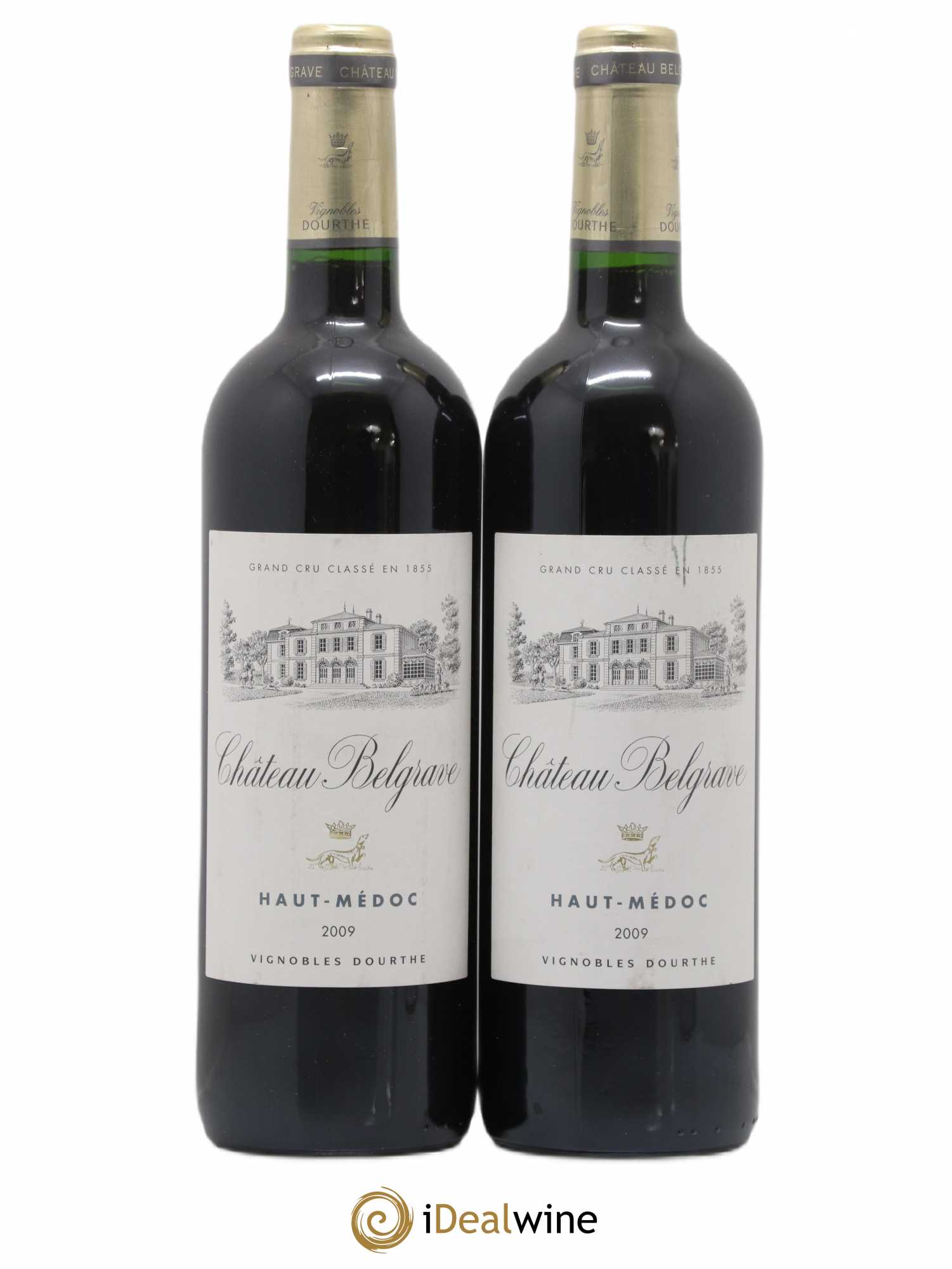 Château Belgrave 5ème Grand Cru Classé 2009 - Lot de 2 bouteilles - 0