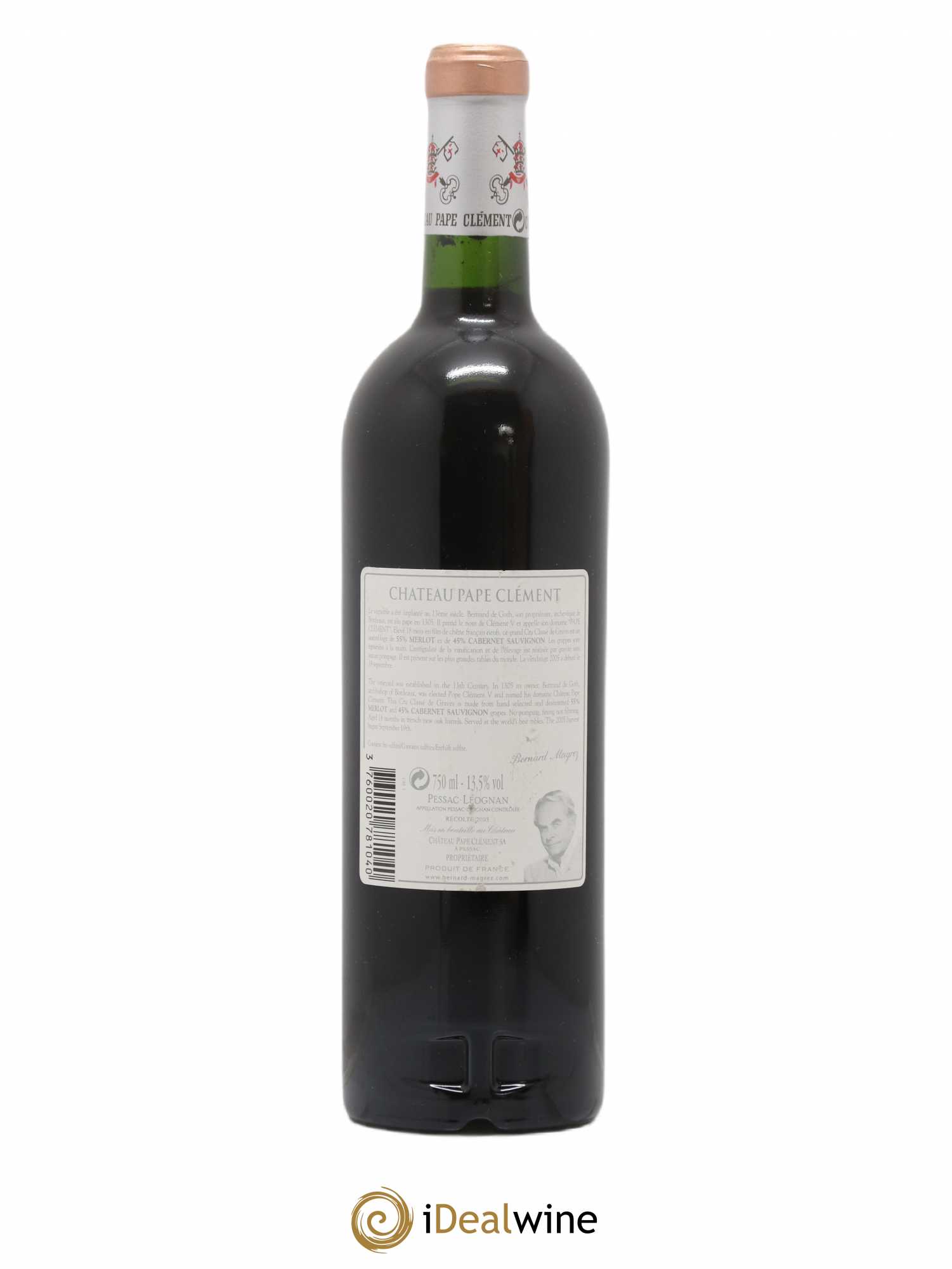 Château Pape Clément Cru Classé de Graves 2005 - Lot de 1 bouteille - 1