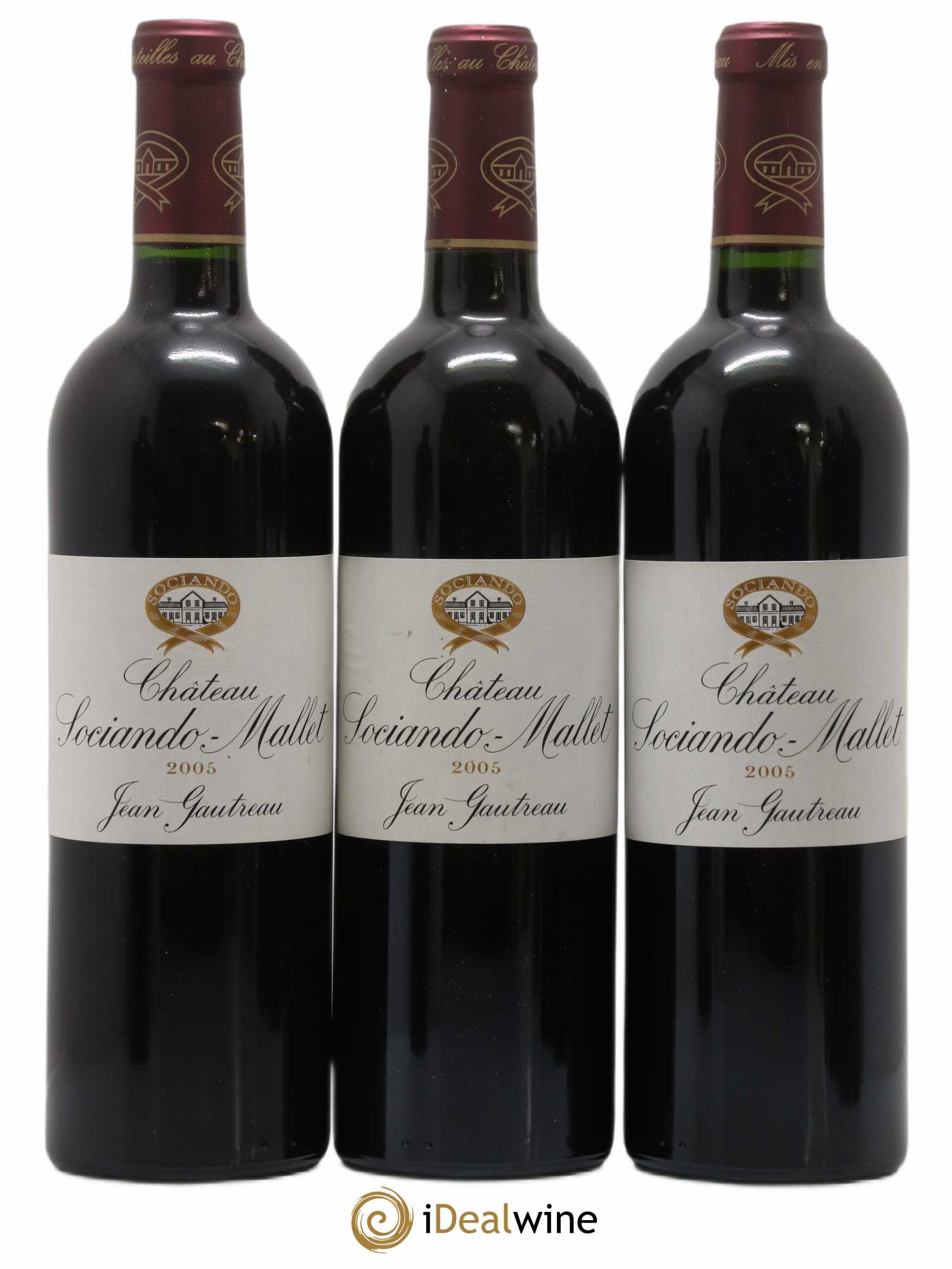 Château Sociando Mallet 2005 - Lot de 6 bouteilles - 1