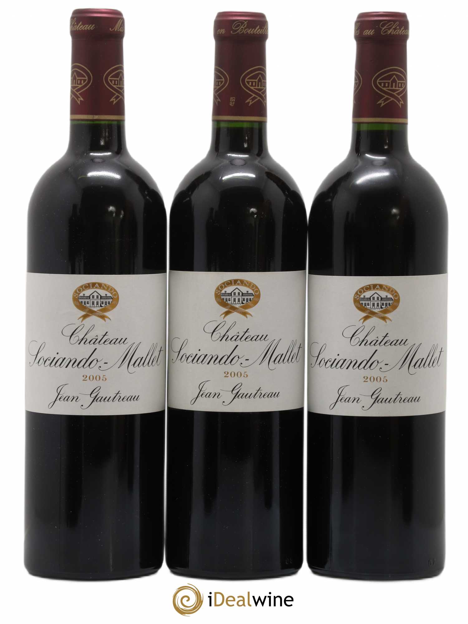 Château Sociando Mallet 2005 - Lot de 6 bouteilles - 2