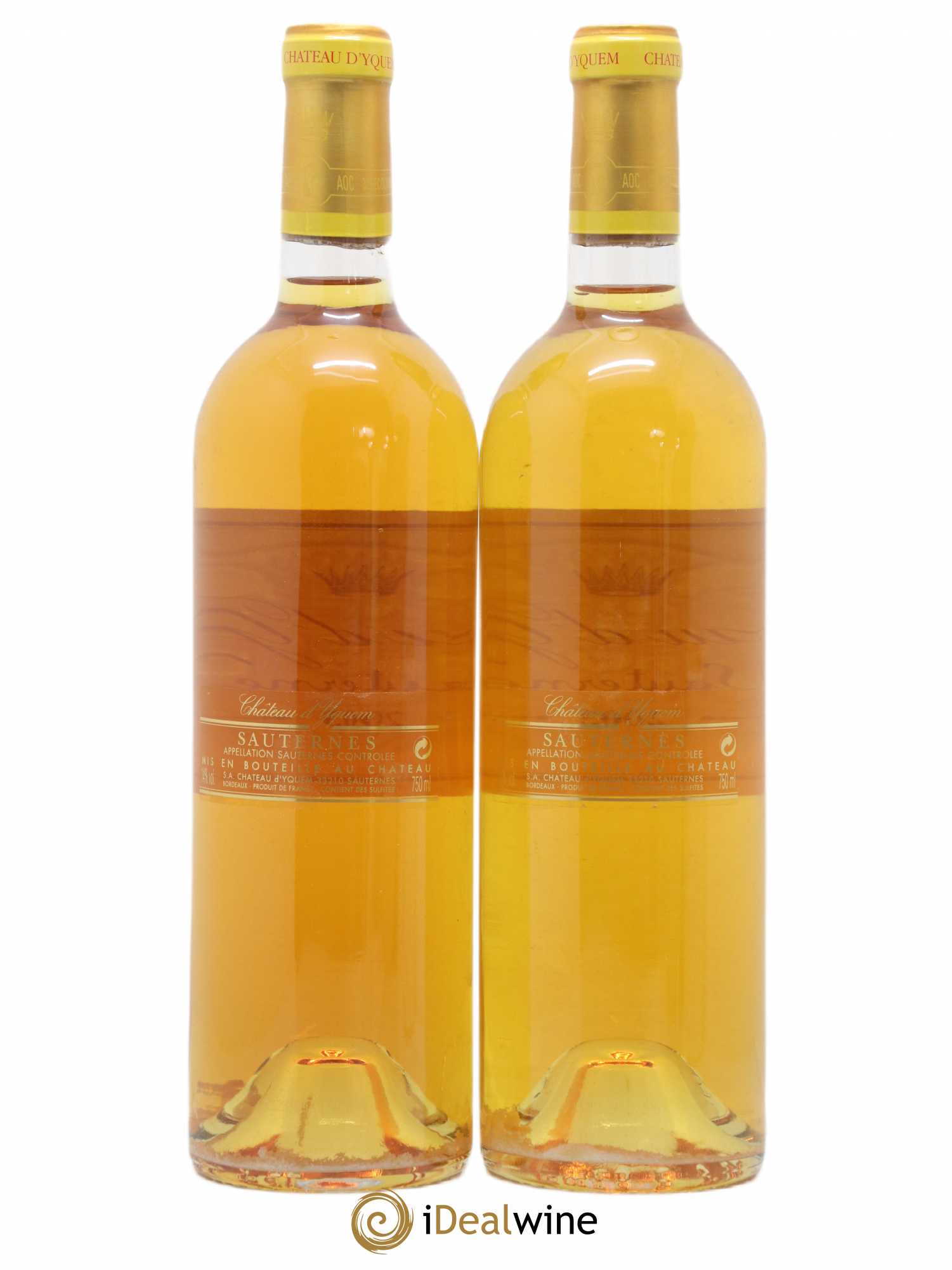 Château d' Yquem 1er Cru Classé Supérieur 2003 - Lotto di 2 bottiglie - 1