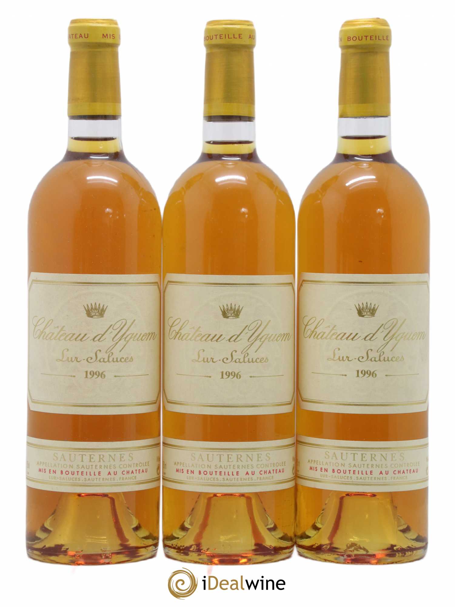 Château d' Yquem 1er Cru Classé Supérieur 1996 - Lotto di 6 bottiglie - 1