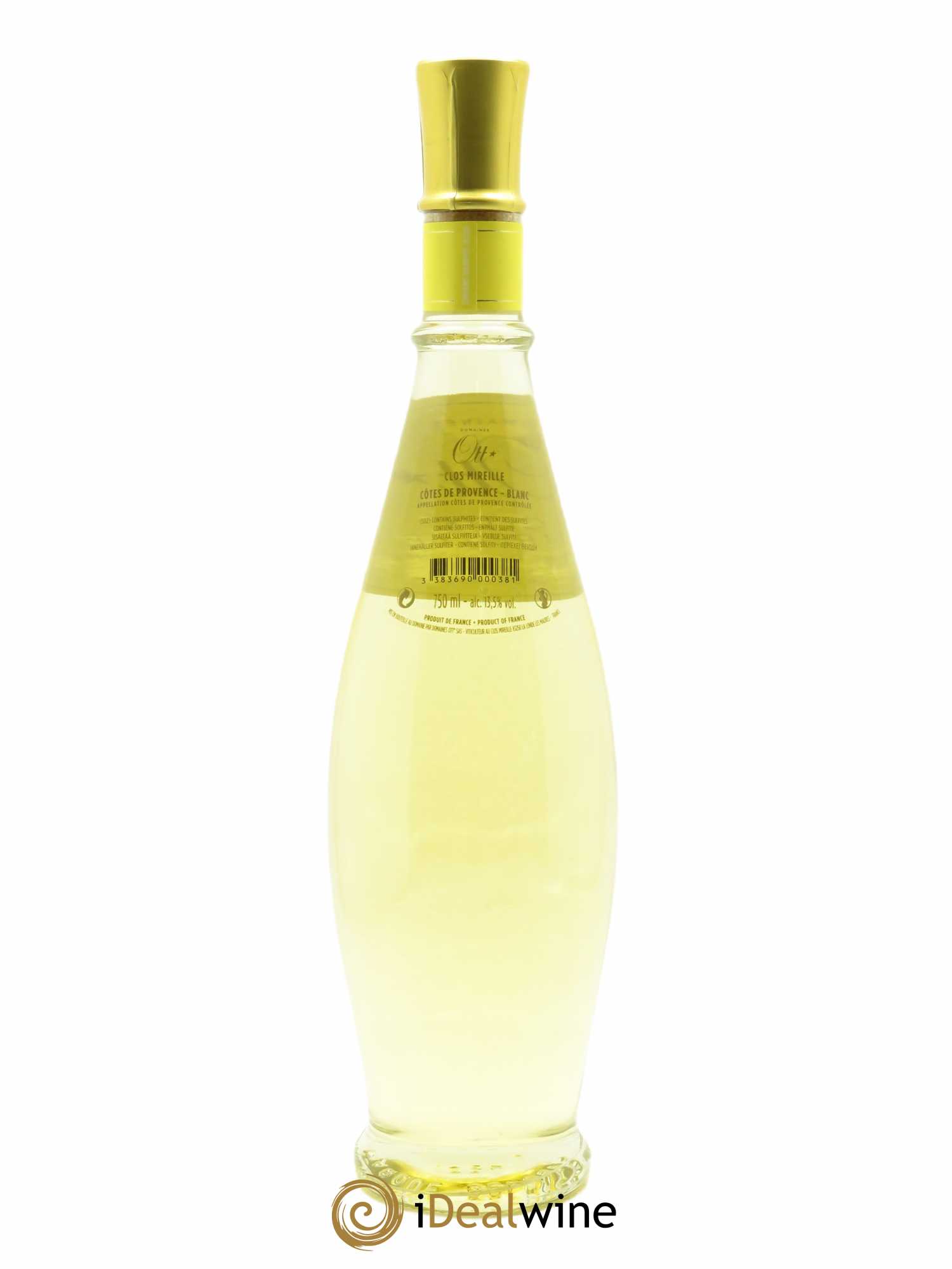 Côtes de Provence Domaines Ott Blanc de Blancs Clos Mireille 2020 - Lot de 1 bouteille - 1