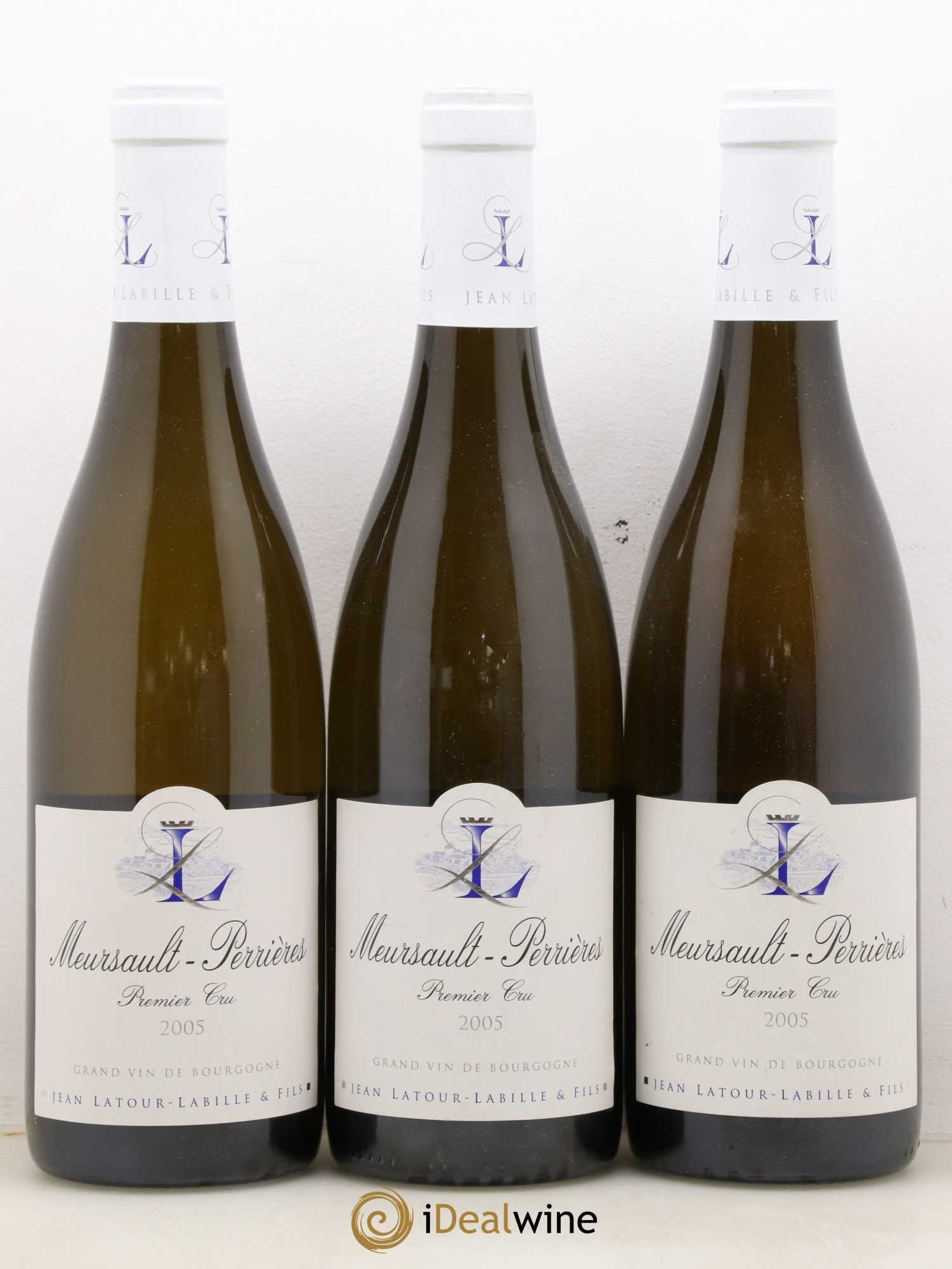 Meursault 1er Cru Perrières Latour Labille 2005 - Posten von 3 Flaschen - 0